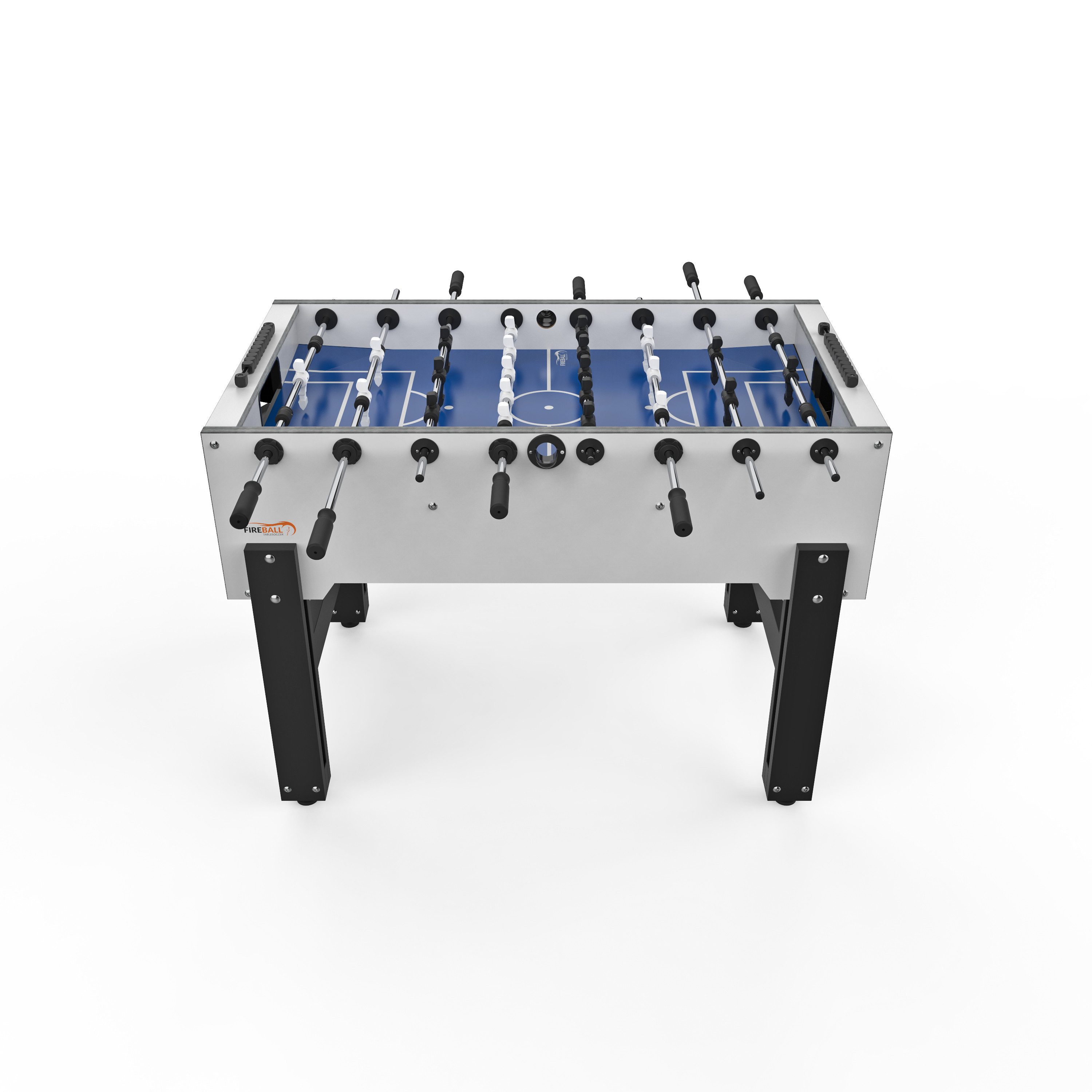 Fireball-Tablesoccer Kickertisch Fireball "Sport" weiss Tischfußball, Made in Germany