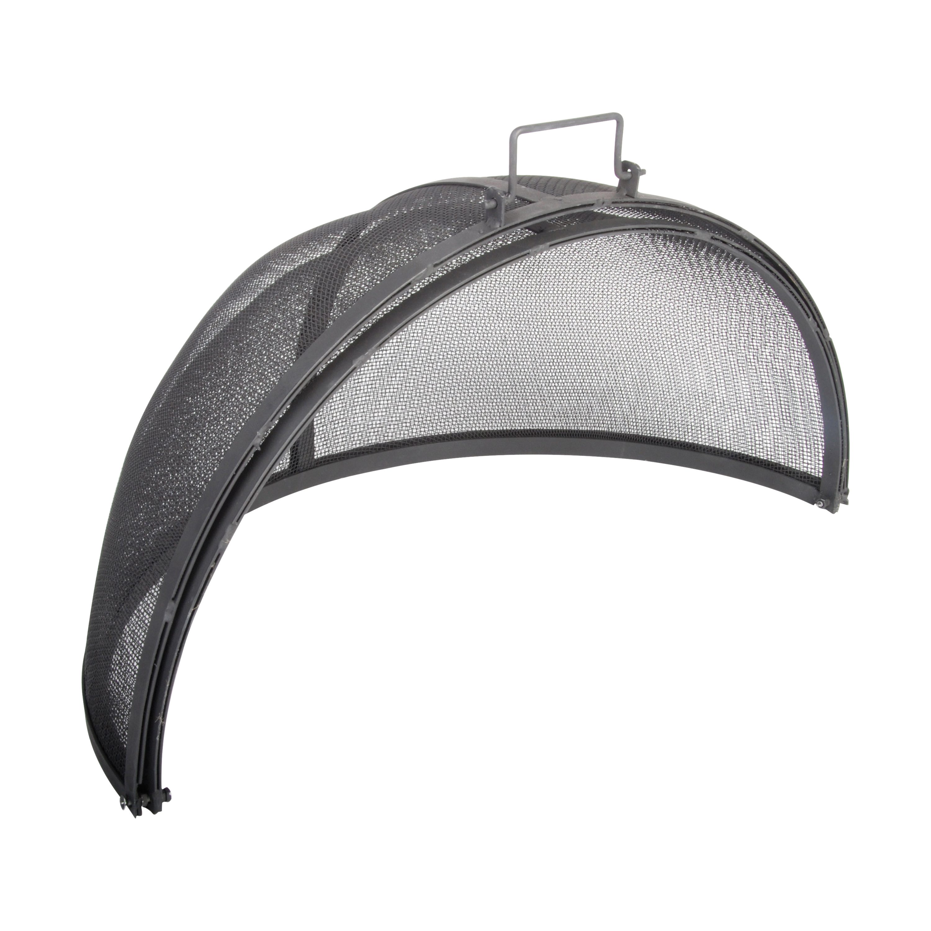 esschert design Feuerschale Funken Schutz faltbar 60 cm Feuer Schale Gitter Haube Gitter Metall, (Funkenschutz)