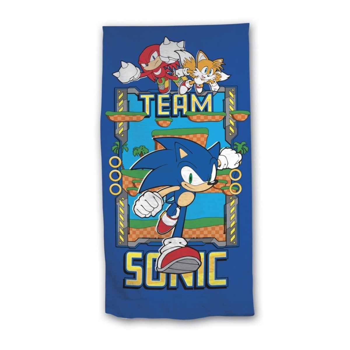 Sonic The Hedgehog Strandtuch Badetuch 70 × 140 cm leicht und schnelltrocknend