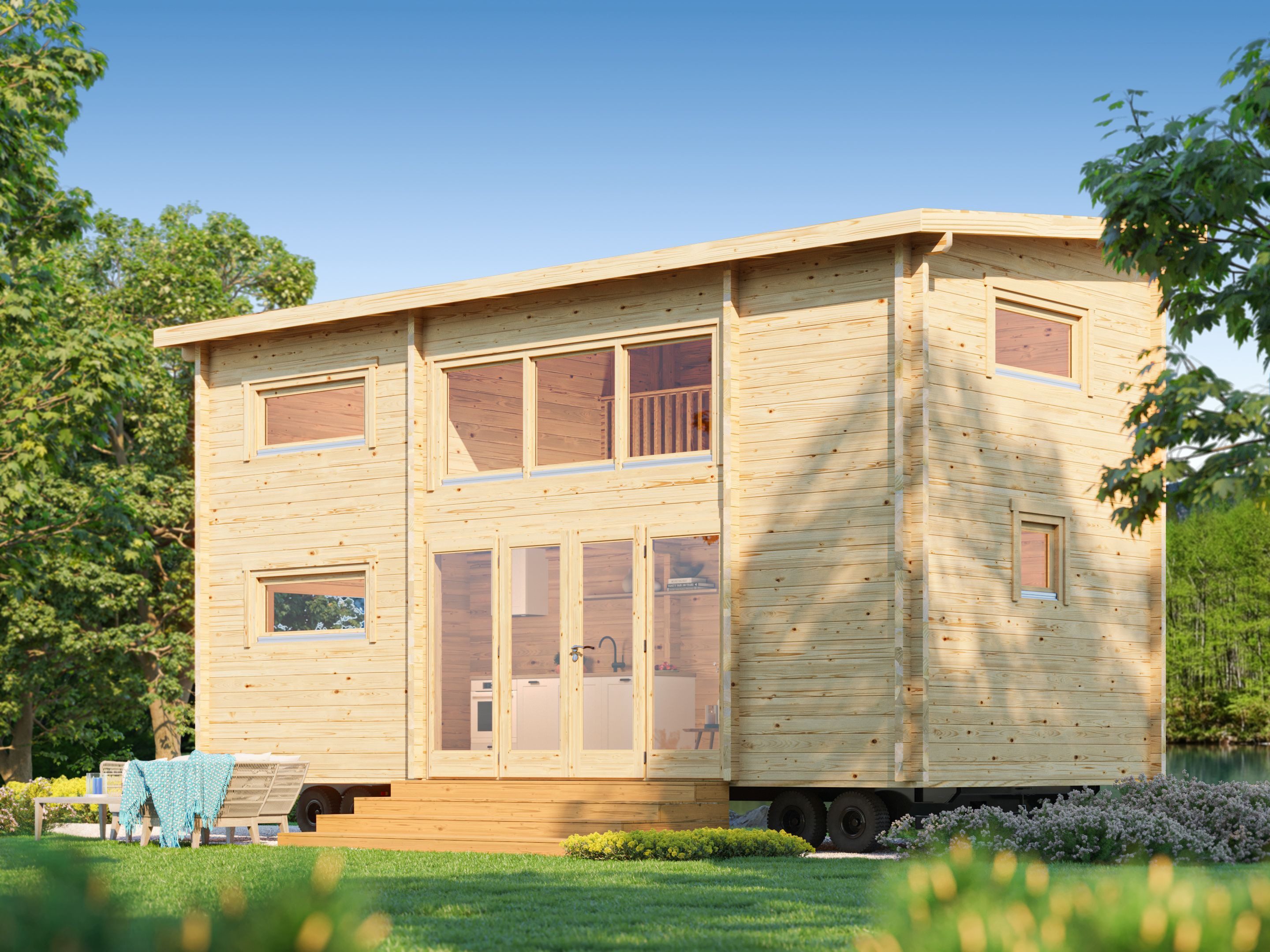 Fjordholz Gartenhaus Dream Big 70 A