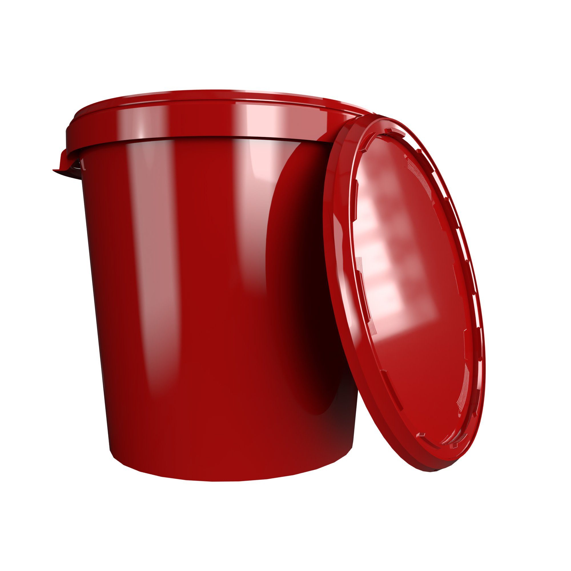 FixedByU Ведро для очистки Hobbock Ведра mit Deckel 31,5 L, Lebensmittelecht, (1-tlg., Ведра mit Deckel), 30 l