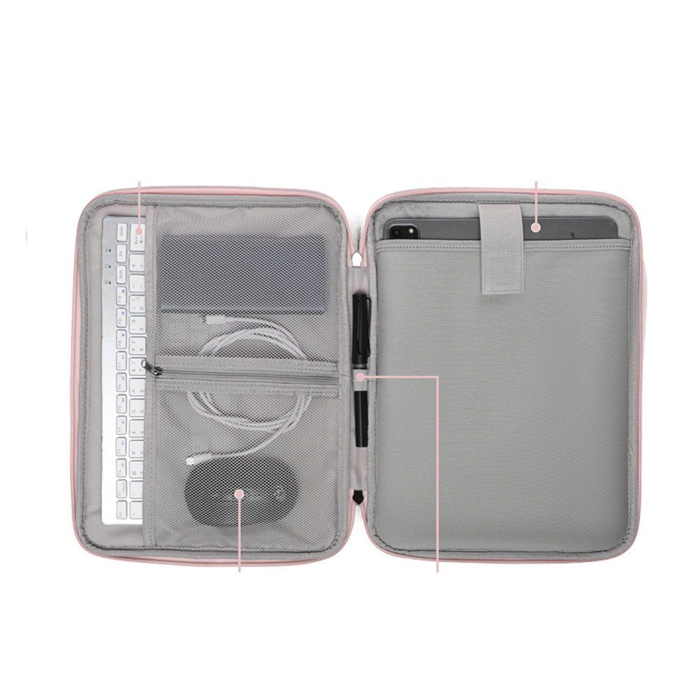 FELIXLEO Tablettasche Tasche Sleeve10.9-11 Rosa Zoll Tasche Kompatibel