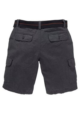 Bruno Banani Cargoshorts (Set, 2-tlg., mit abnehmbarem Gürtel) mit modischer Struktur