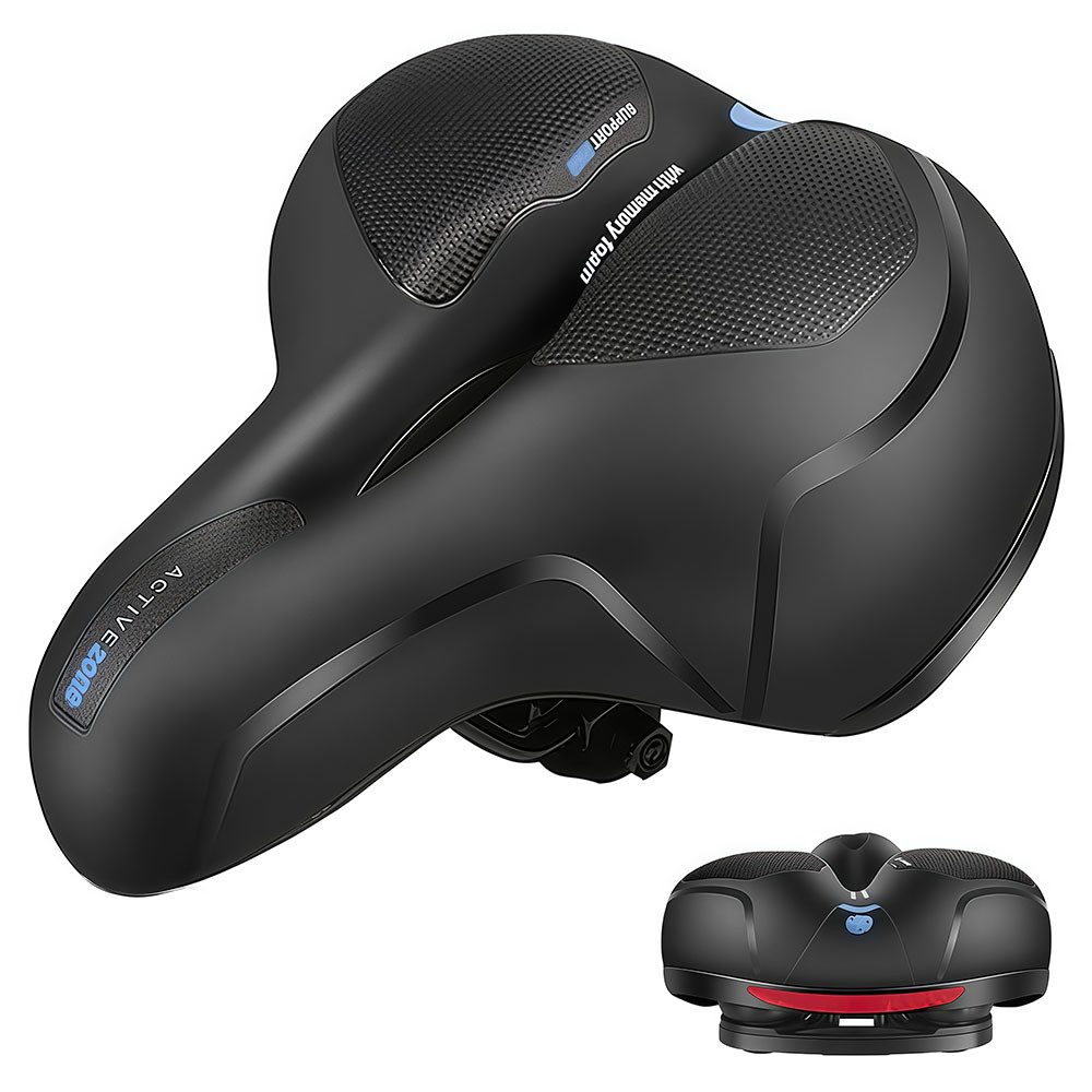 AFKSMILE Fahrradsattel Fahrradsattel mit Stoßdämpfungskugel, Ergonomischer Fahrradsattel, Bequemer Fahrradsattel für Mountainbike / MTB / Snowbikes /Falträder