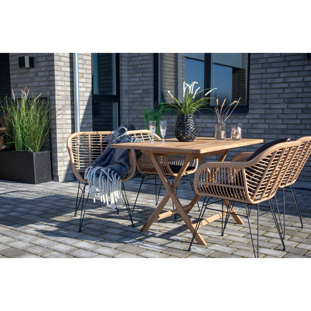 ebuy24 Relaxsessel 2er Set Trish Sessel mit Kissen, Rattan natur. (2-St)