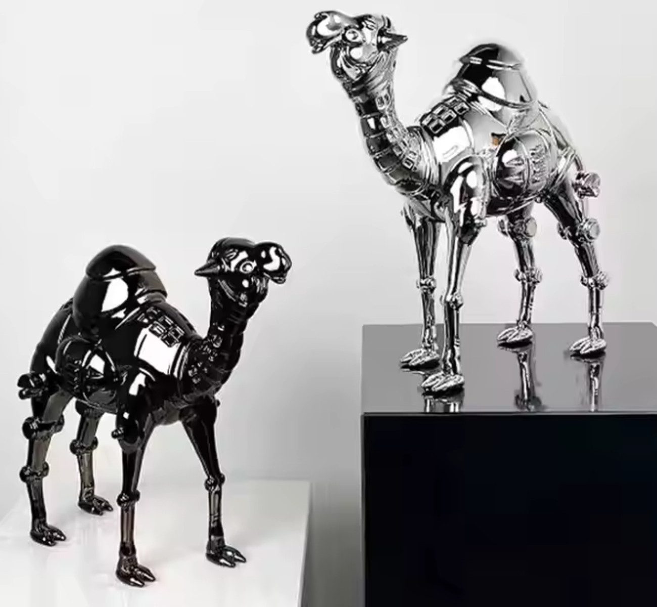 Dekofigur Dekorative Skulptur Mechanisches Kamel 35 Cms