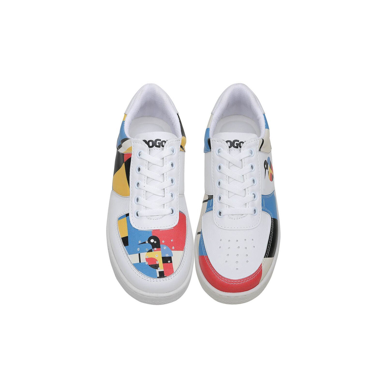 DOGO Dice Low-Top Sneaker Bauhaus Birdie Damen Sneaker Sneaker Handgefertigt