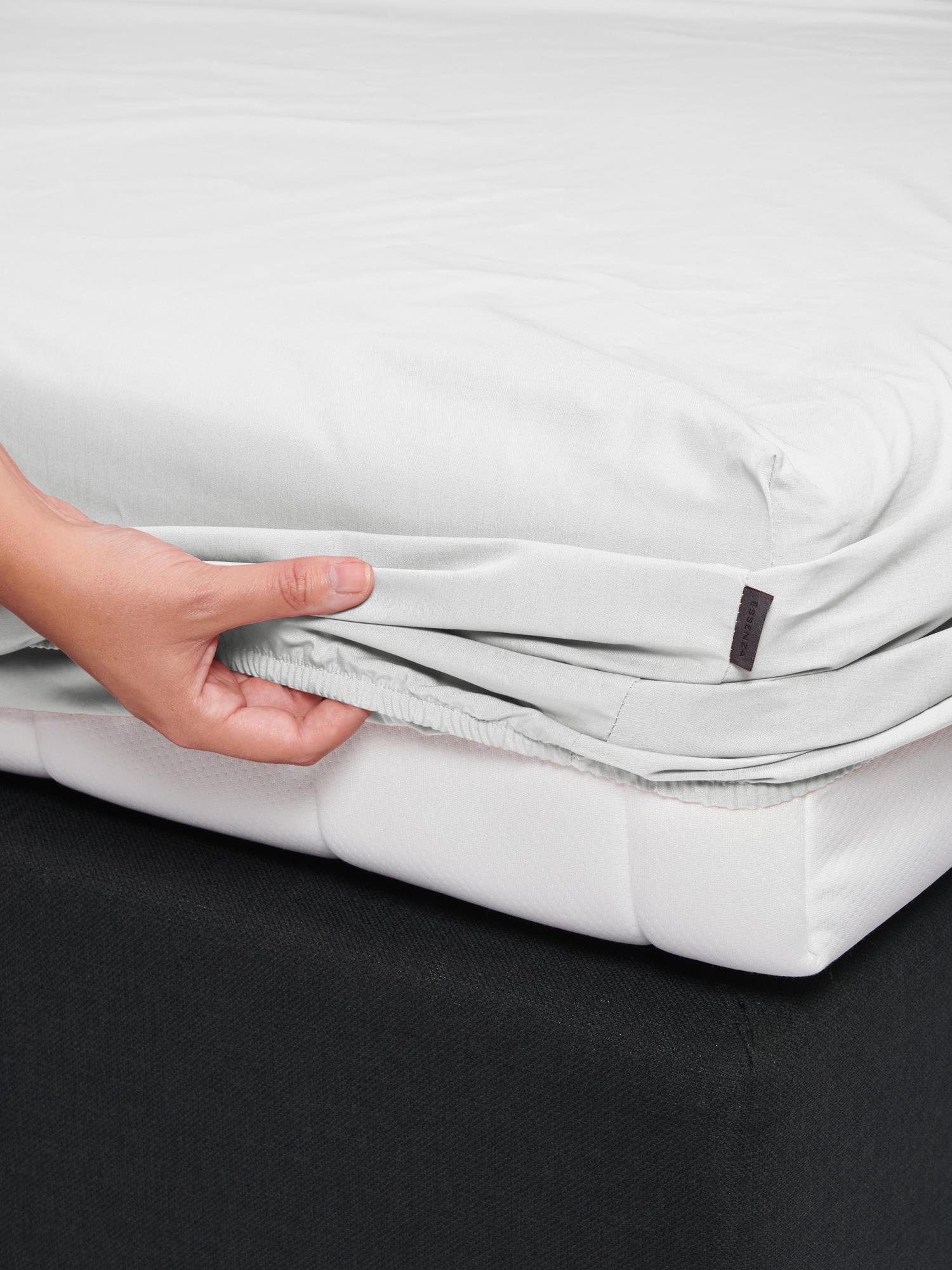 Essenza Spannbettlaken Premium Percale, Perkal, Gummizug: rundum, (1 Stück) günstig online kaufen
