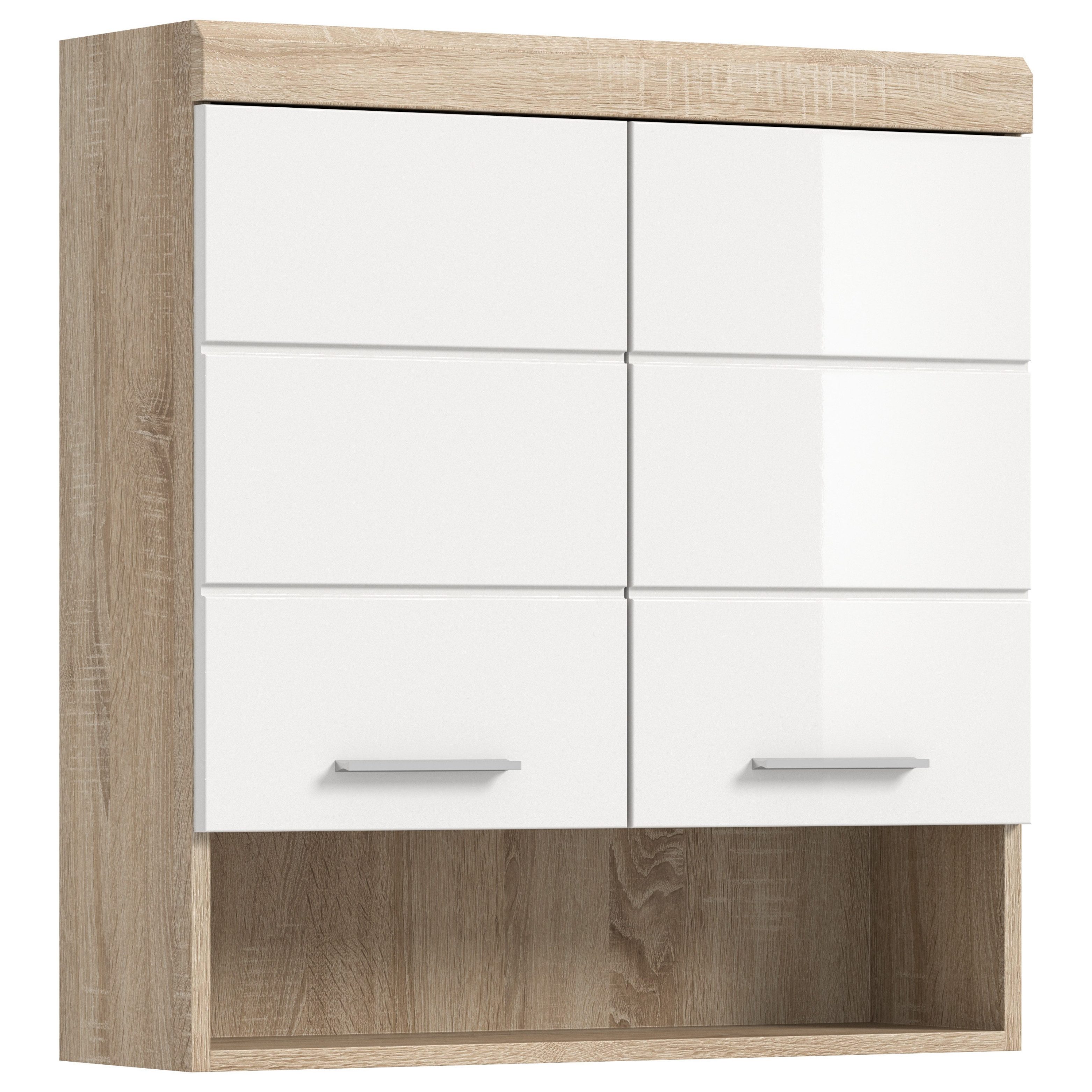 furnling Hängeschrank Scott 2 Türen, 1 offenes Fach, Stauraum, Badmöbel, Ba günstig online kaufen