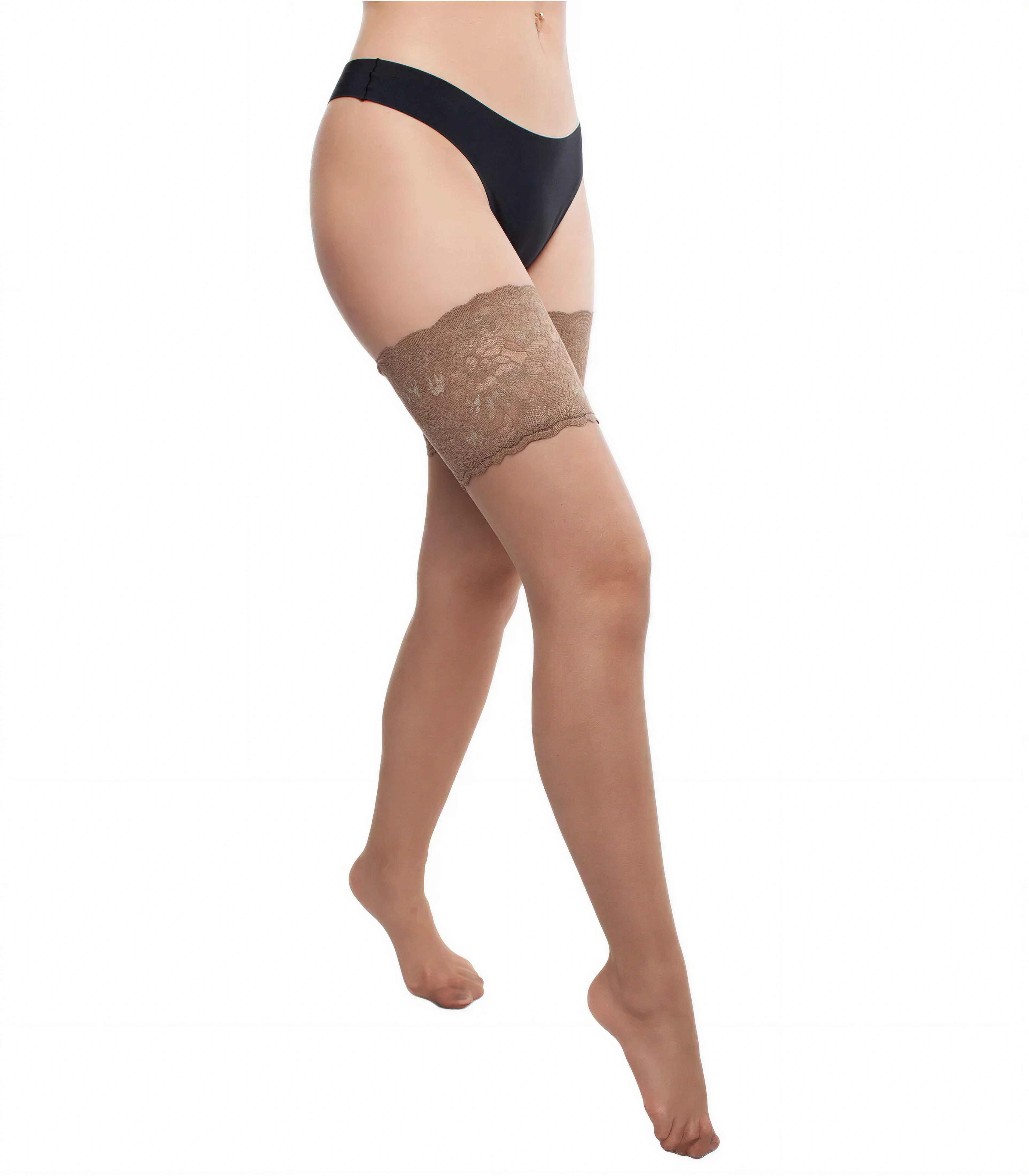 Trasparenze Halterlose Feinstrümpfe Damen CARLOTTA 30 DEN (Packung, 1-Paar, 1 Paar) elegant