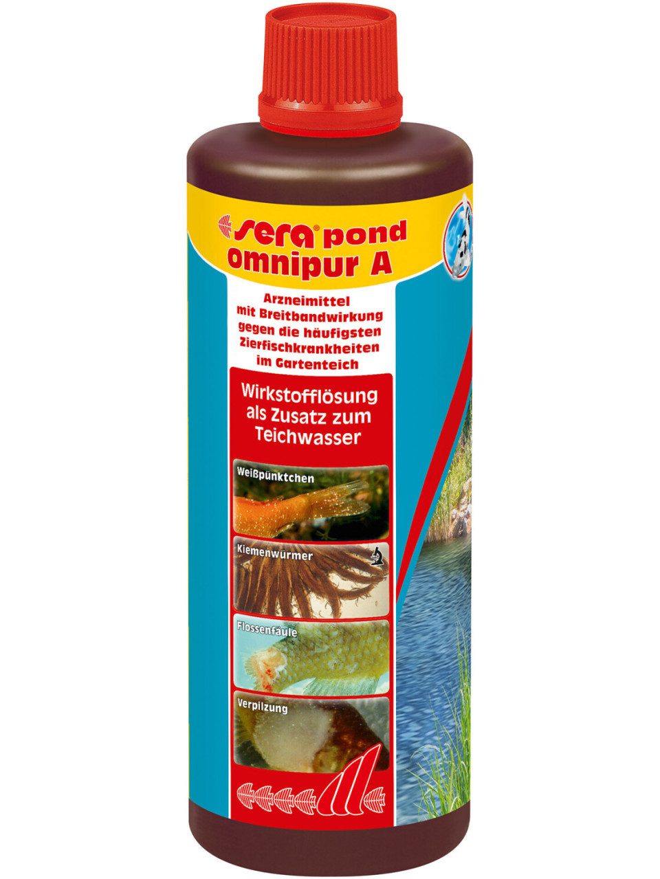 Sera Teichpflege Sera Pond Arzneimittel für Teichfische Omnipur A