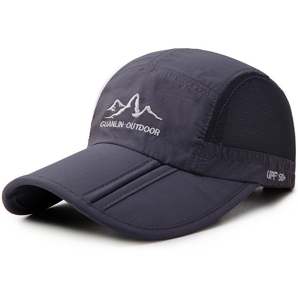 Zaewry Baseball Cap Unisex Baseballkappe Folding Outdoor Hat UPF 50+ Sun Protection Mesh Sport Hat
