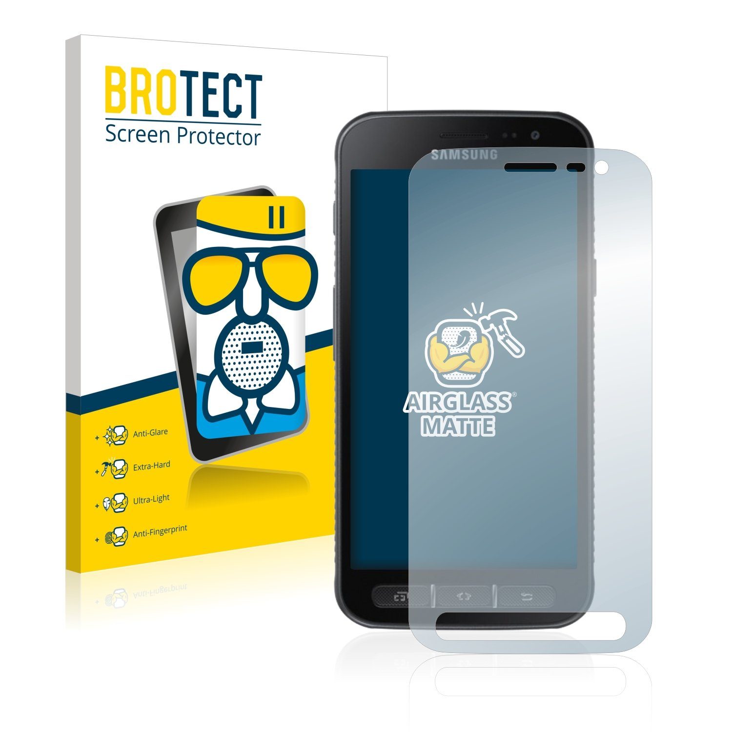 BROTECT Schutzfolie »Panzerglasfolie für Samsung Galaxy