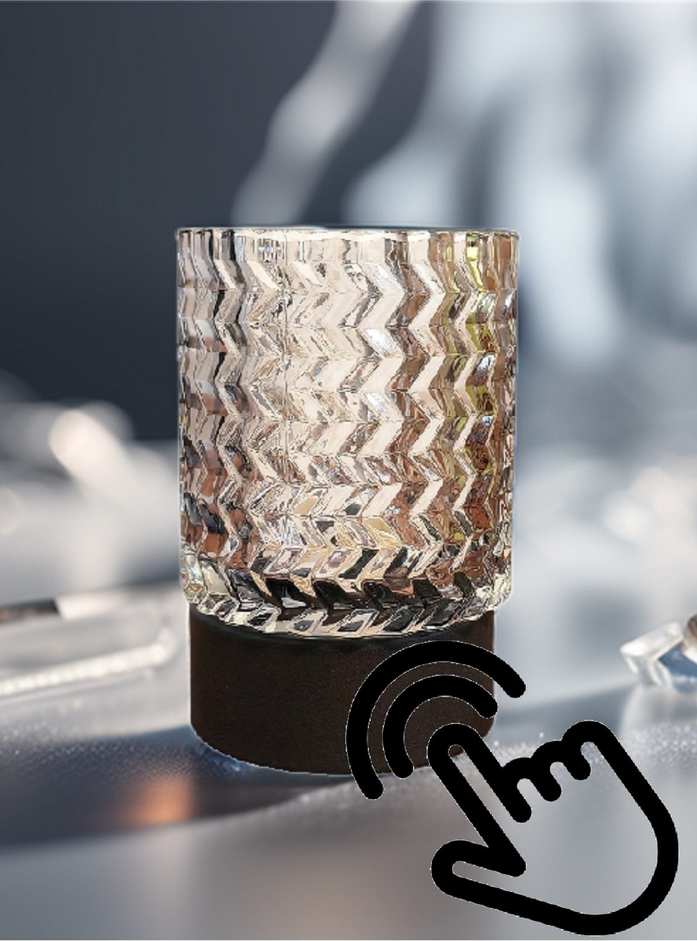 TRANGO LED Tischleuchte, 2017-21R-L Touch LED Tischlampe inkl. 5 Watt E14 L günstig online kaufen