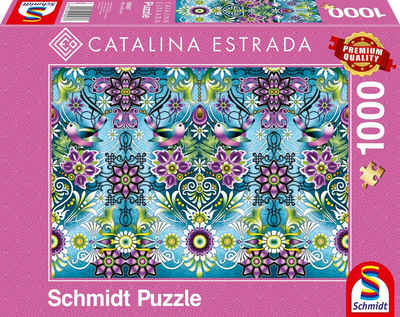 Schmidt Spiele Puzzle Blauer Sperling, 1000 Puzzleteile