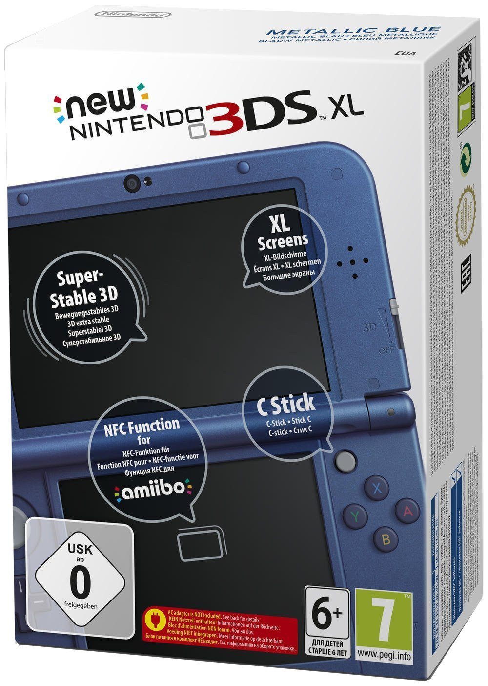 New 3DS XL Konsole DS 3DS Limited Zelda Samus SNES Hyrule Pokemon usw