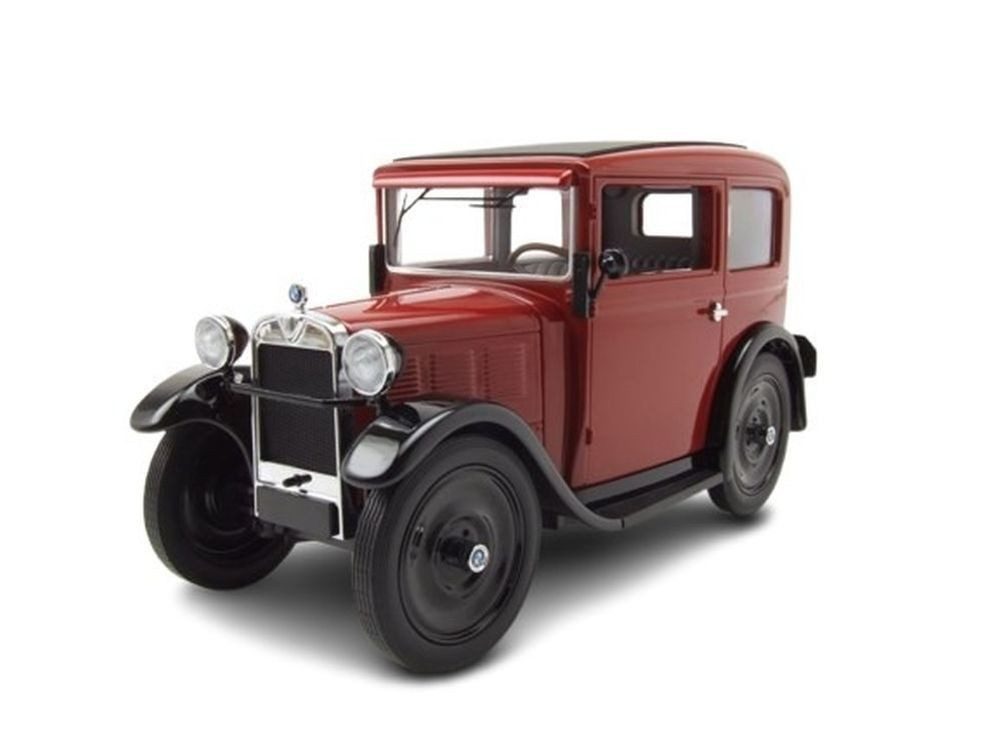 Minichamps Modellauto BMW Dixi 1928 dunkelrot, Maßstab 1:18