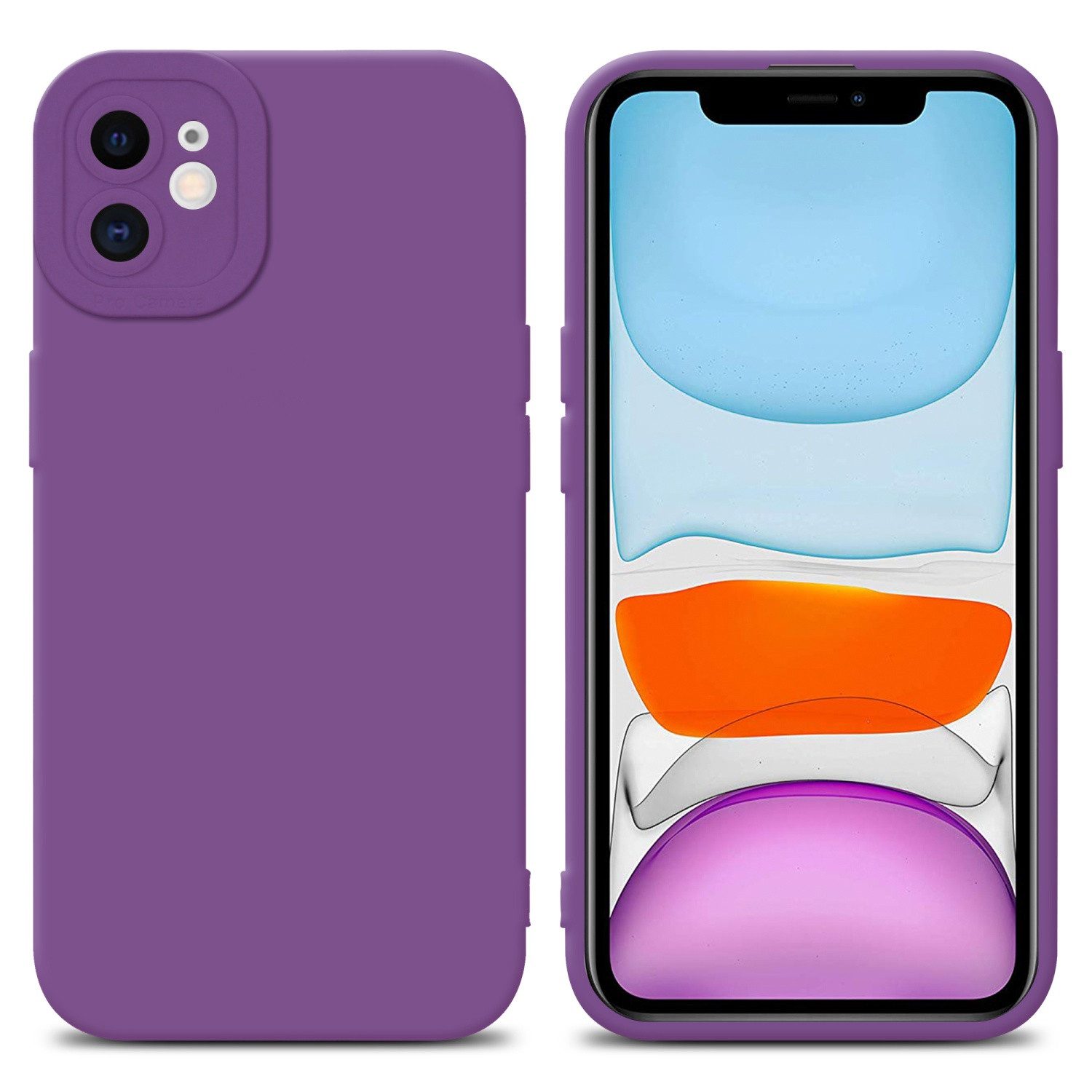 Cadorabo Handyhülle für iPhone 11 Hülle Apple iPhone 11, Hülle Schutzhülle TPU Silikon Case Cover