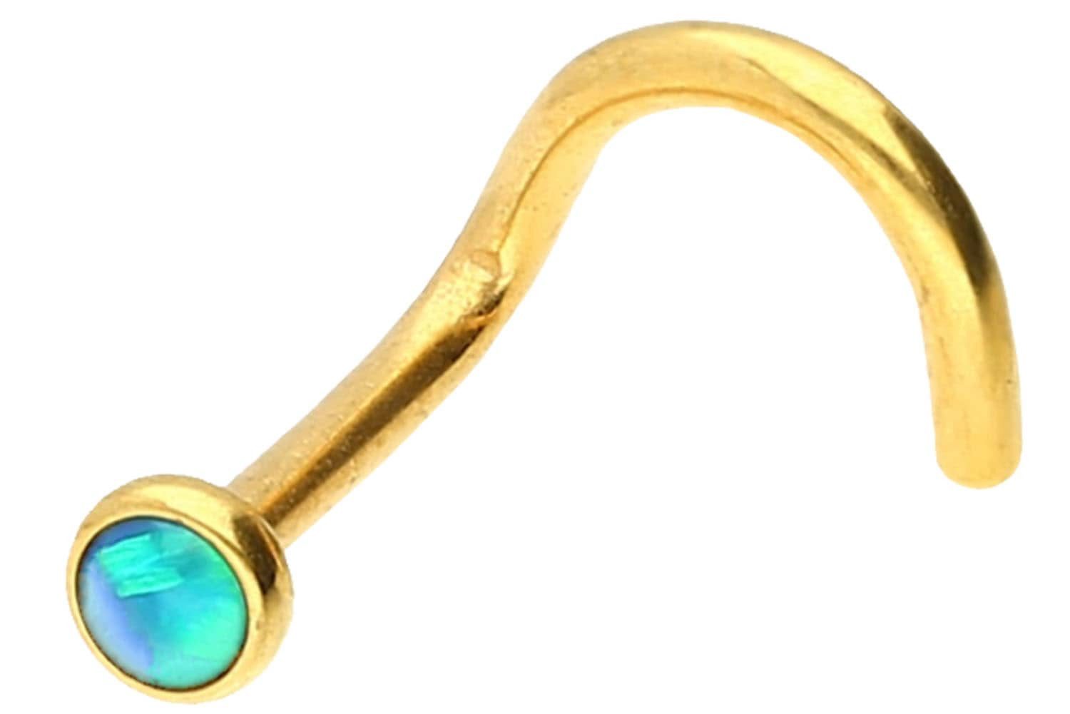 Farbe: Goldfarben + Opal: Dunkelgrün