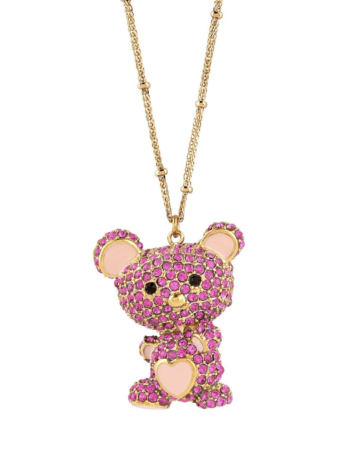 Guess Kette mit Anhänger Teddybär Gold...