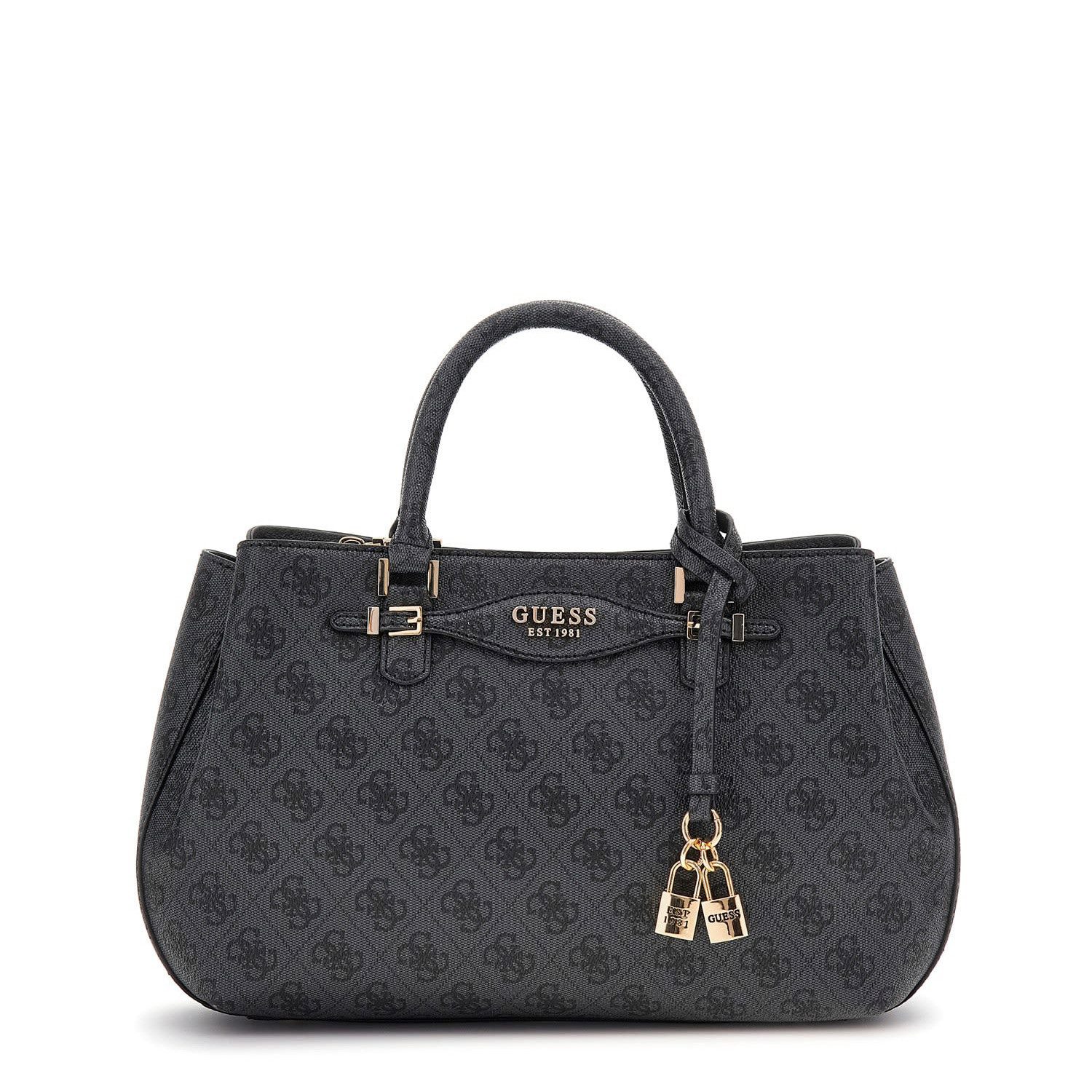 Guess Umhängetasche GUESS Handtasche Katya Coal Logo (1, 1-tlg., 1) günstig online kaufen