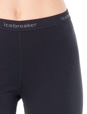 Icebreaker Lange Unterhose Wmns 200 Zone Legless Black HTHR