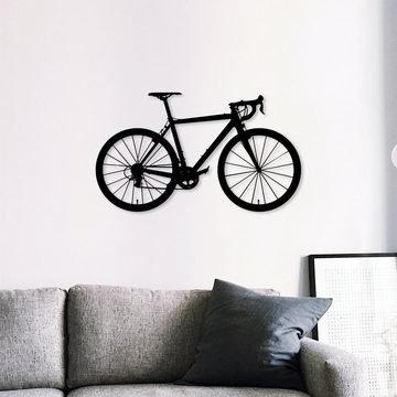 WoodFriends Wandbild aus Holz Rennrad Fahrrad Holzschild zum Aufkleben Fahrradliebhaber, Deko Wandkunst Geburtstagsgeschenk Radler Fahrradsport