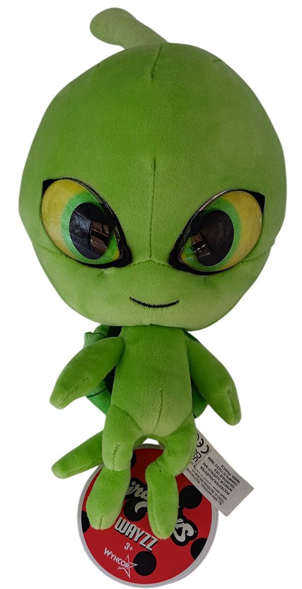 Miraculous Plüschfigur Miraculous Ladybug Kwami Mon Ami Wayzz 24 cm Schildkröten Plüschfigur