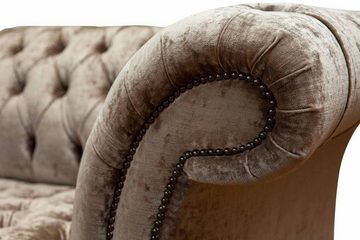 JVmoebel Chesterfield-Sofa, Sofa Dreisitzer Chesterfield Wohnzimmer Klassisch Design Couch