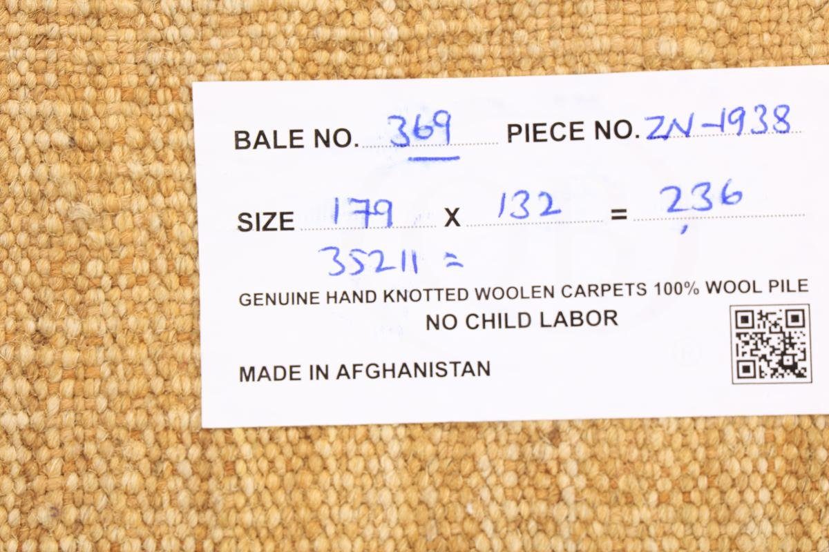 mm Nain Trading, Orientteppich, Handgewebter Afghan 132x179 Orientteppich 3 Design Kelim rechteckig, Höhe: