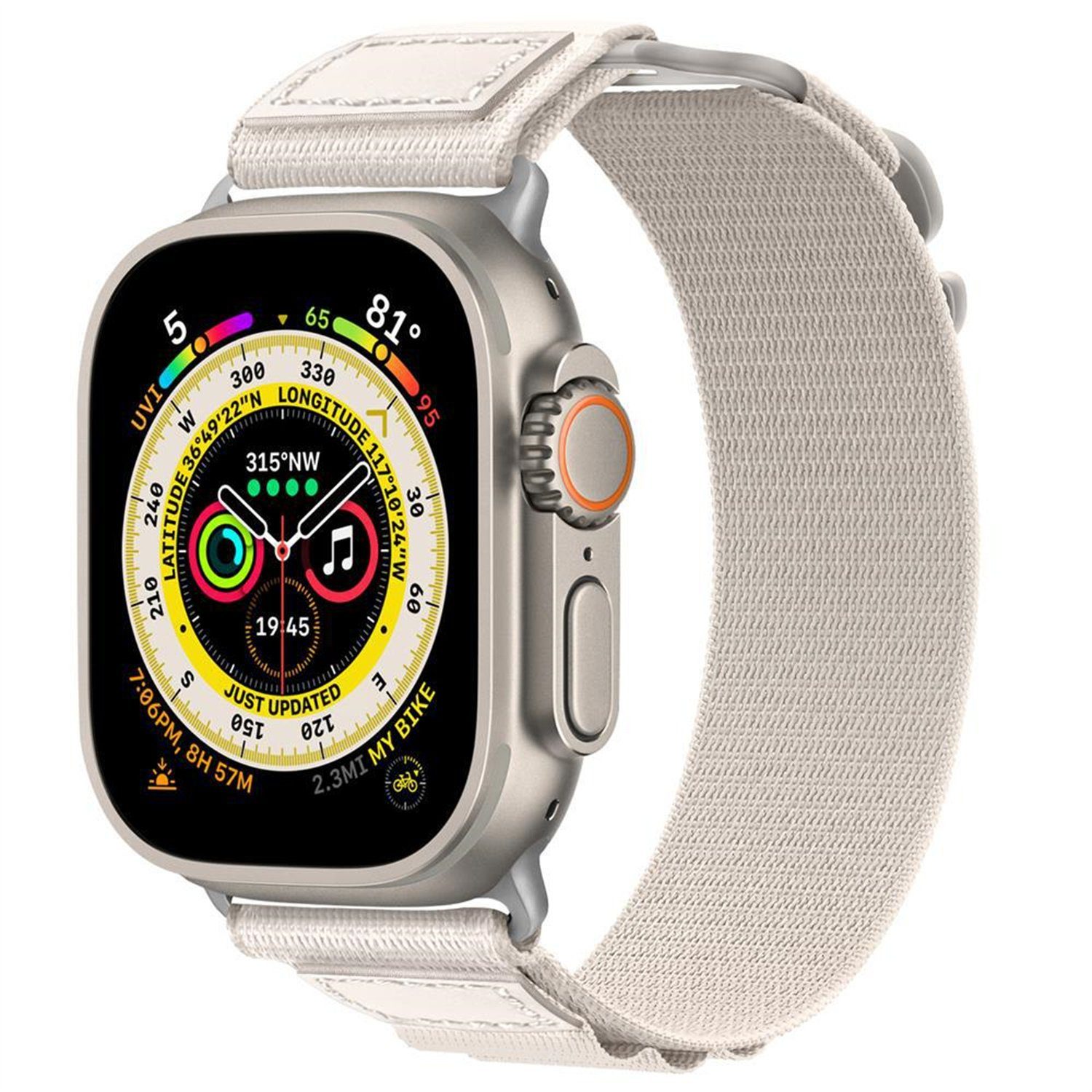 XDOVET Armband Armband Kompatibel mit Apple Watch Armband 38mm~49mm white