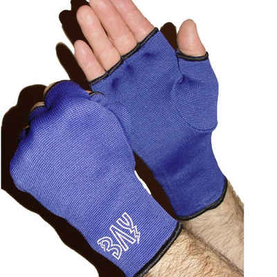 BAY-Sports Boxbandagen Schlupfbandagen Handbandagen Boxen Kickboxen blau