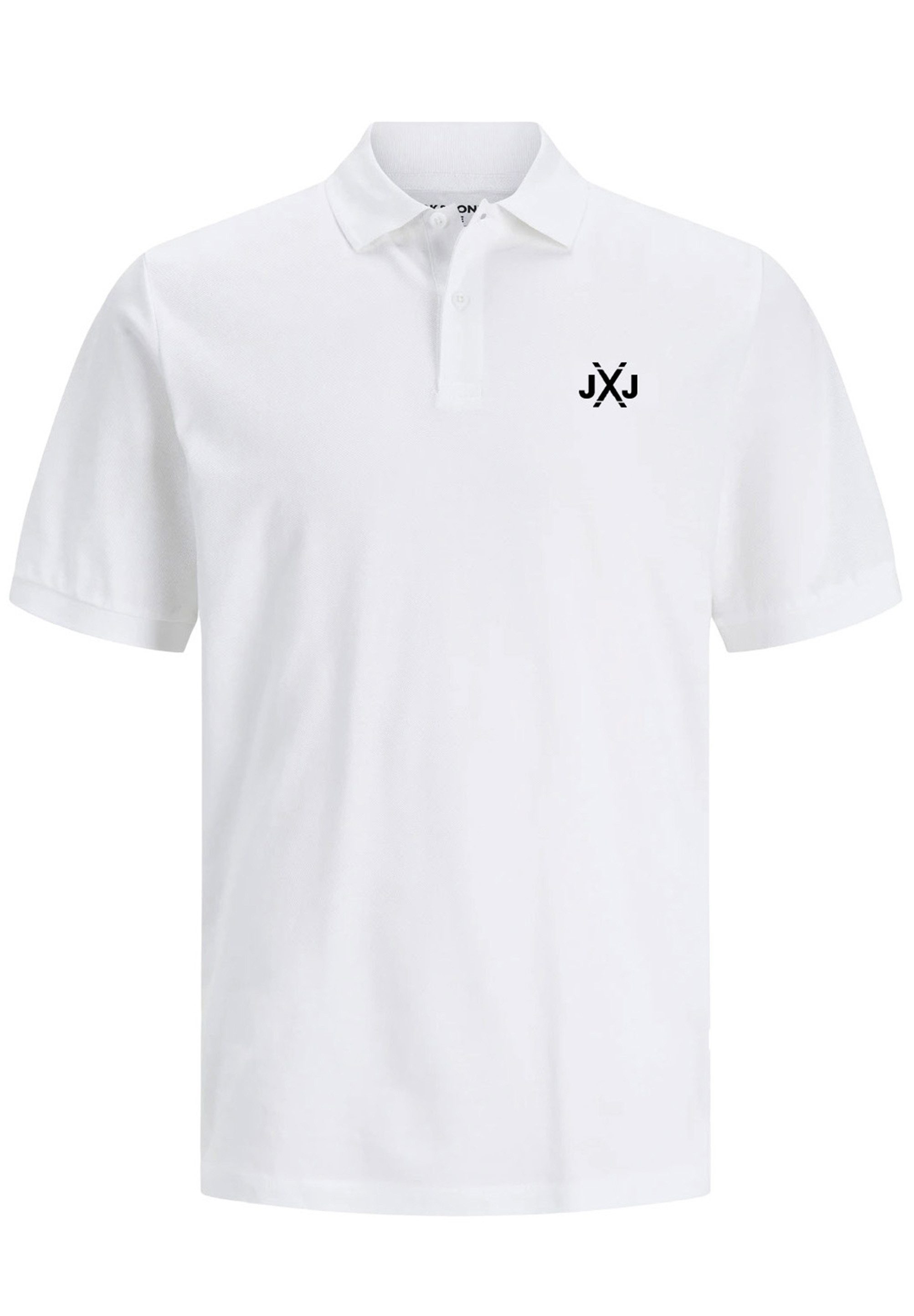 Jack & Jones Poloshirt RISE INFINITY POLO Kurzarm Hemd aus Bauwolle Polohemd mit Print T-Shirt mit Kragen