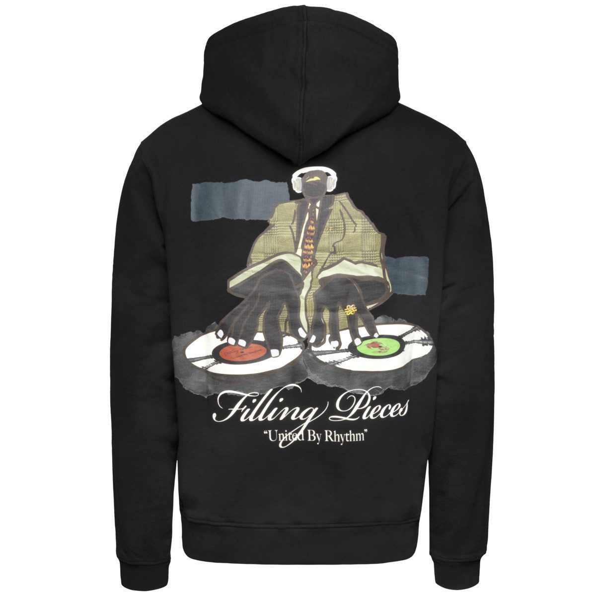 Filling Pieces Kapuzenpullover DJ Herren Hoodie, Pullover, Sweatshirt, Hoody, Langarmshirt