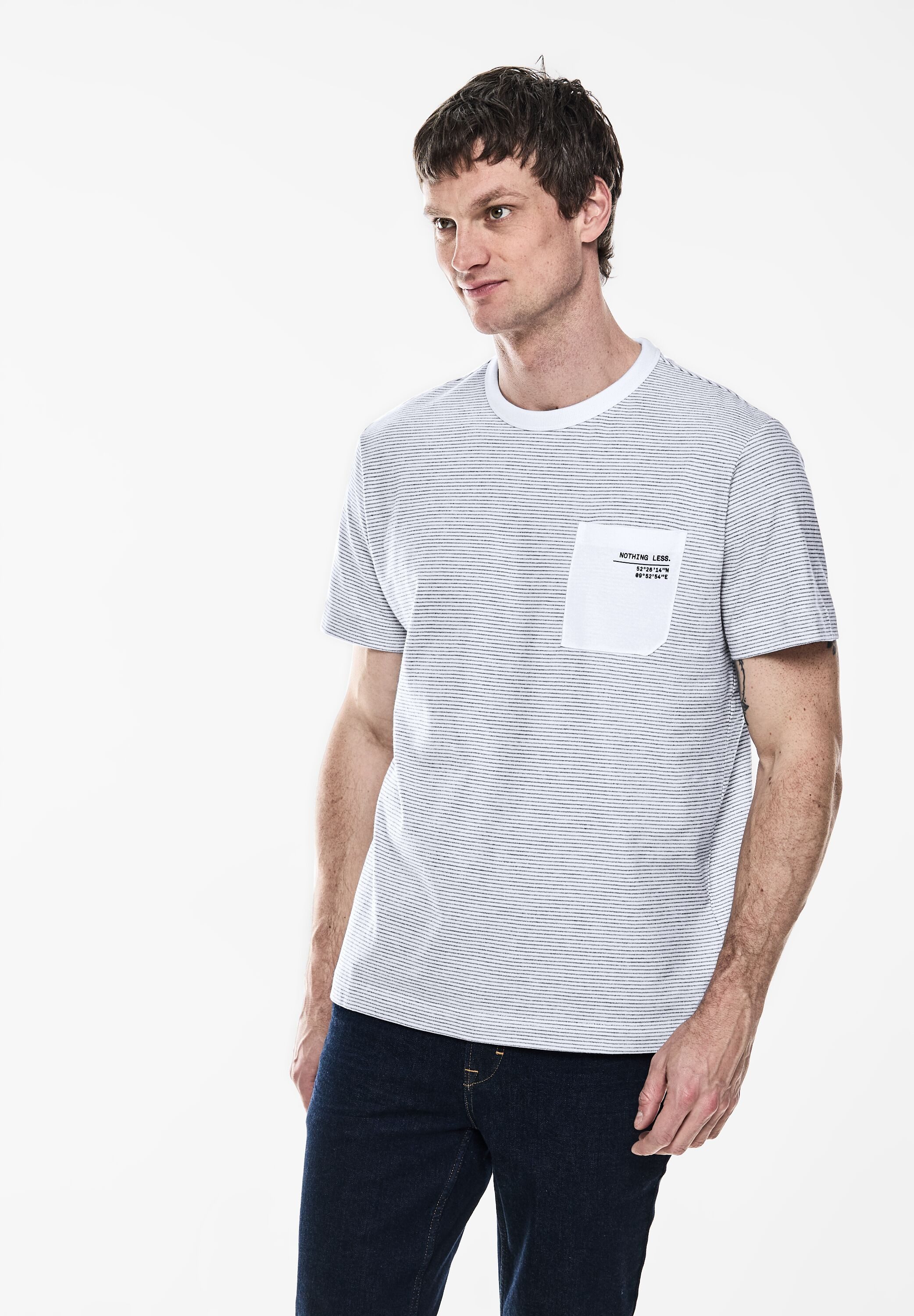STREET ONE MEN T-Shirt aus reiner Baumwolle