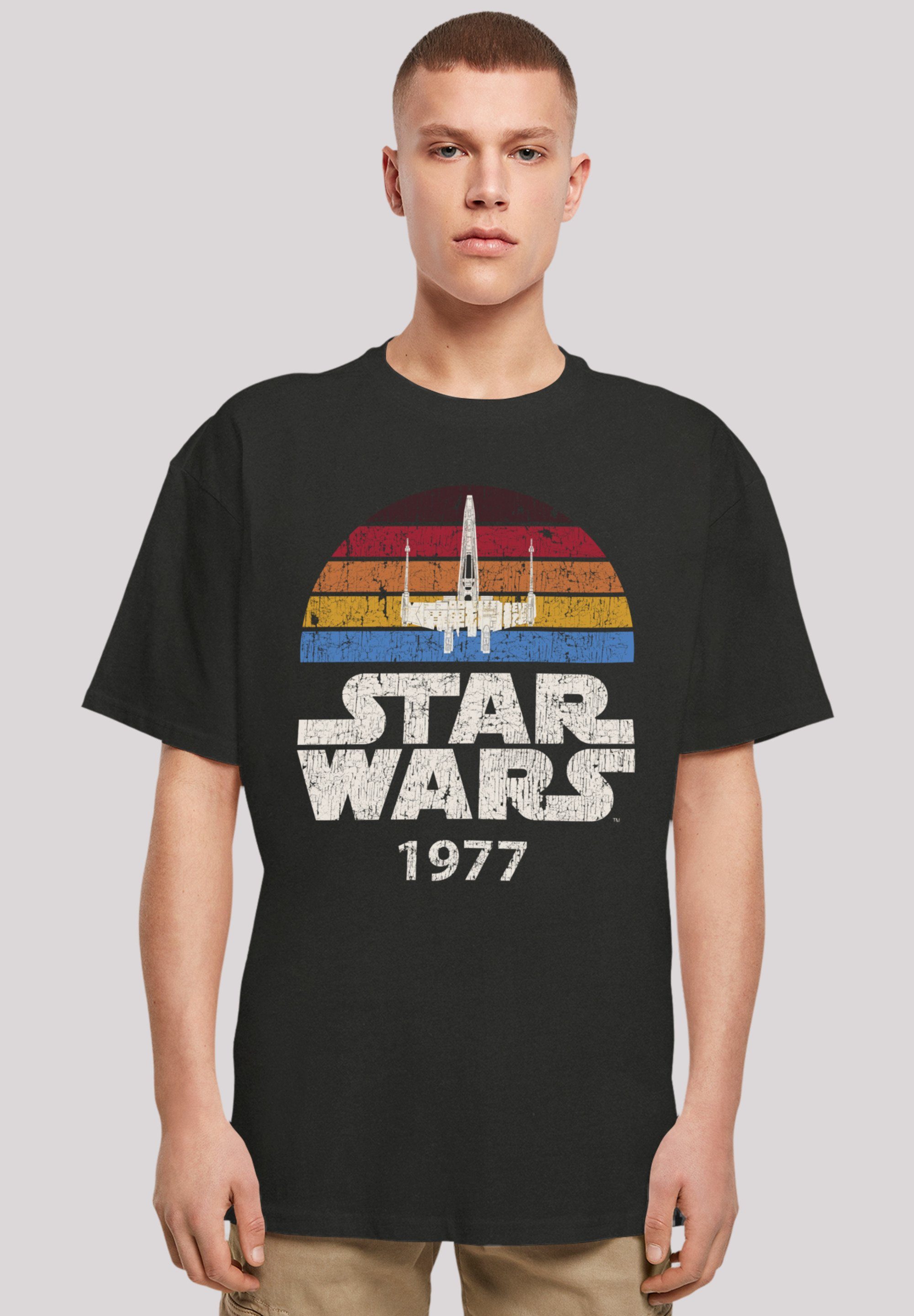 F4NT4STIC T-Shirt Star Wars X-Wing Trip 1977 T Premium Qualität, Weite  Passform und überschnittene Schultern