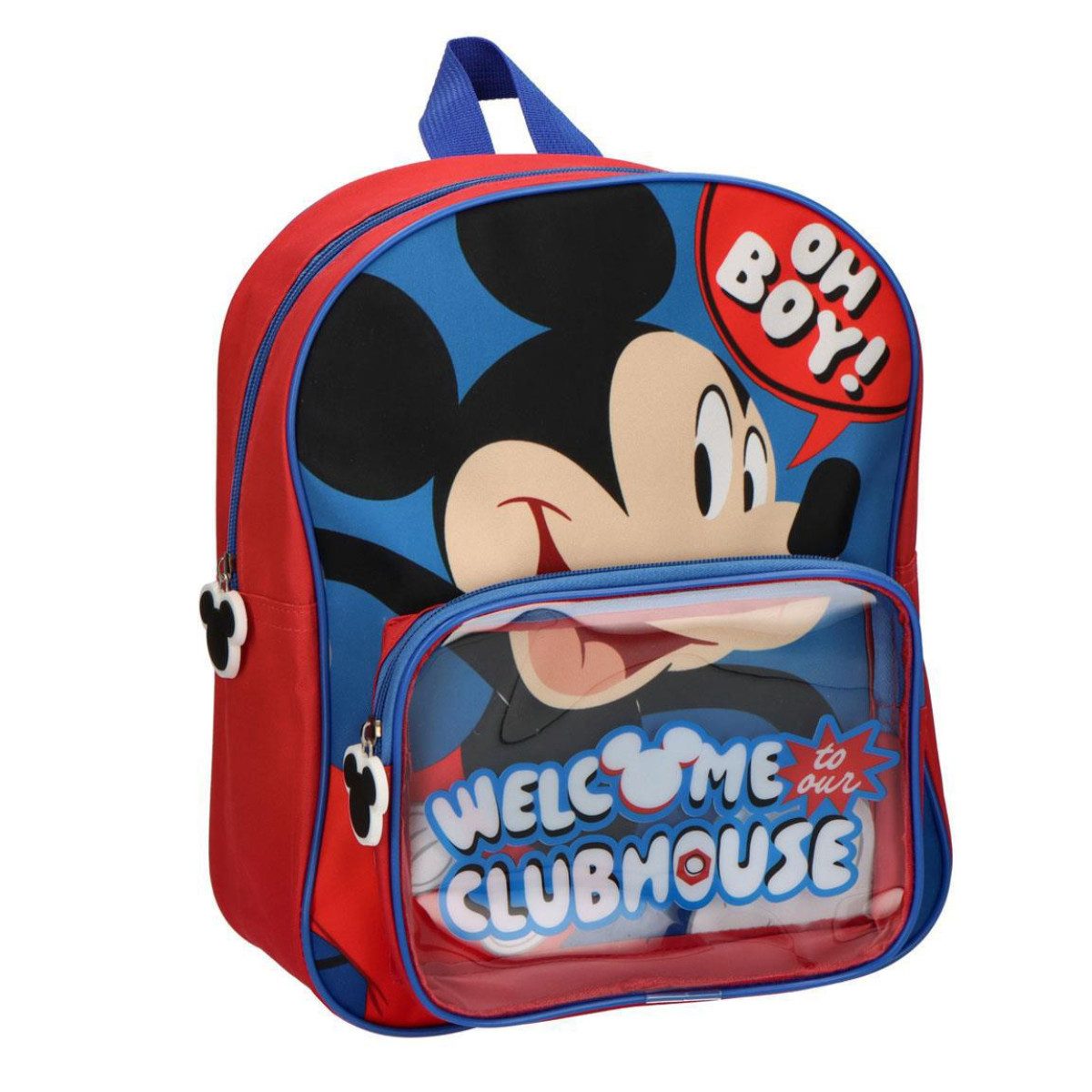 Disney Mickey Mouse Kinderrucksack für Kleinkinder leichter Rucksack für Schule und Ausflüge (1-tlg)