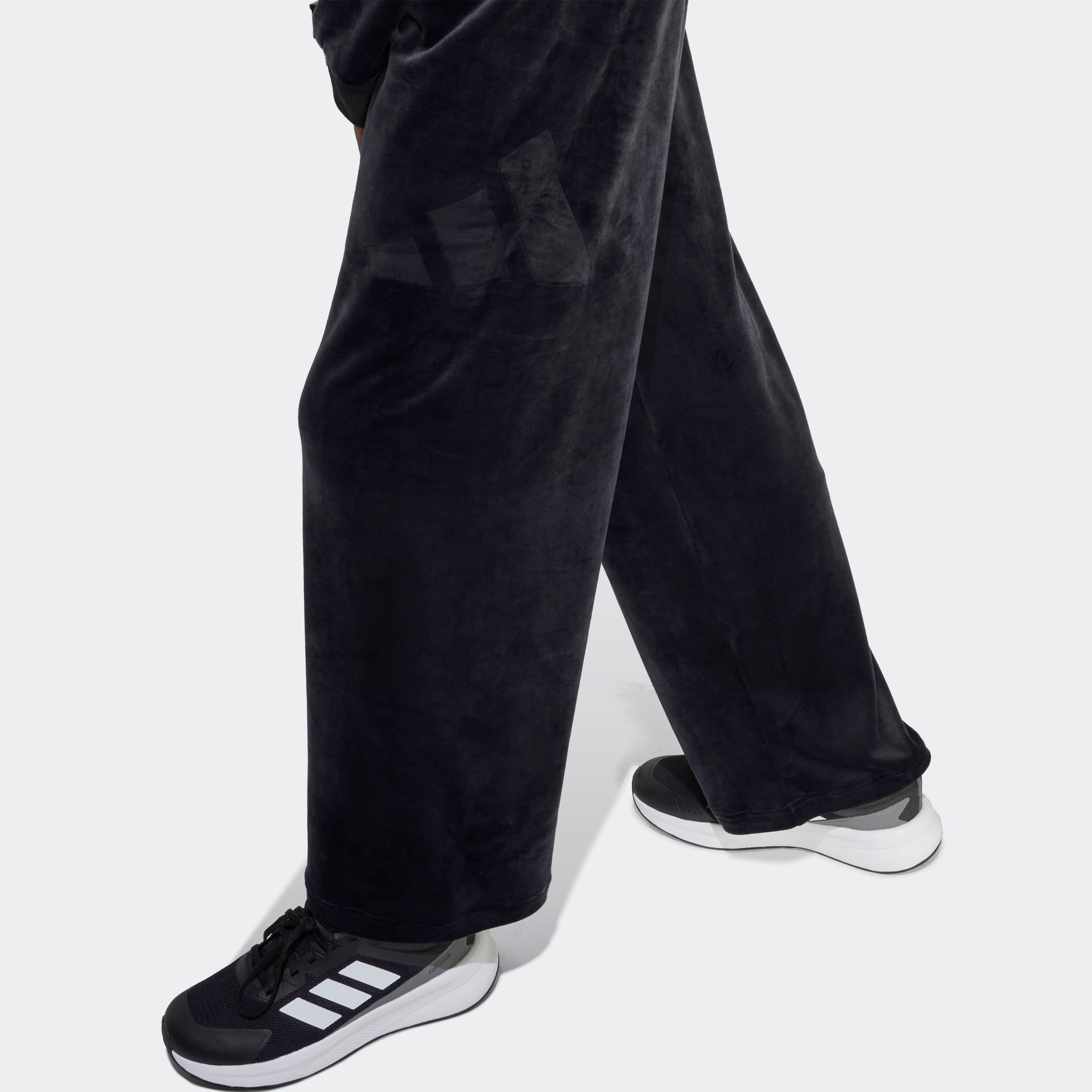 adidas Sportswear Sporthose SEASONAL ESSENTIALS HOLIDAY PACK WIDE LEG weite Passform, für Kinder, aus Polyester und Elasthan