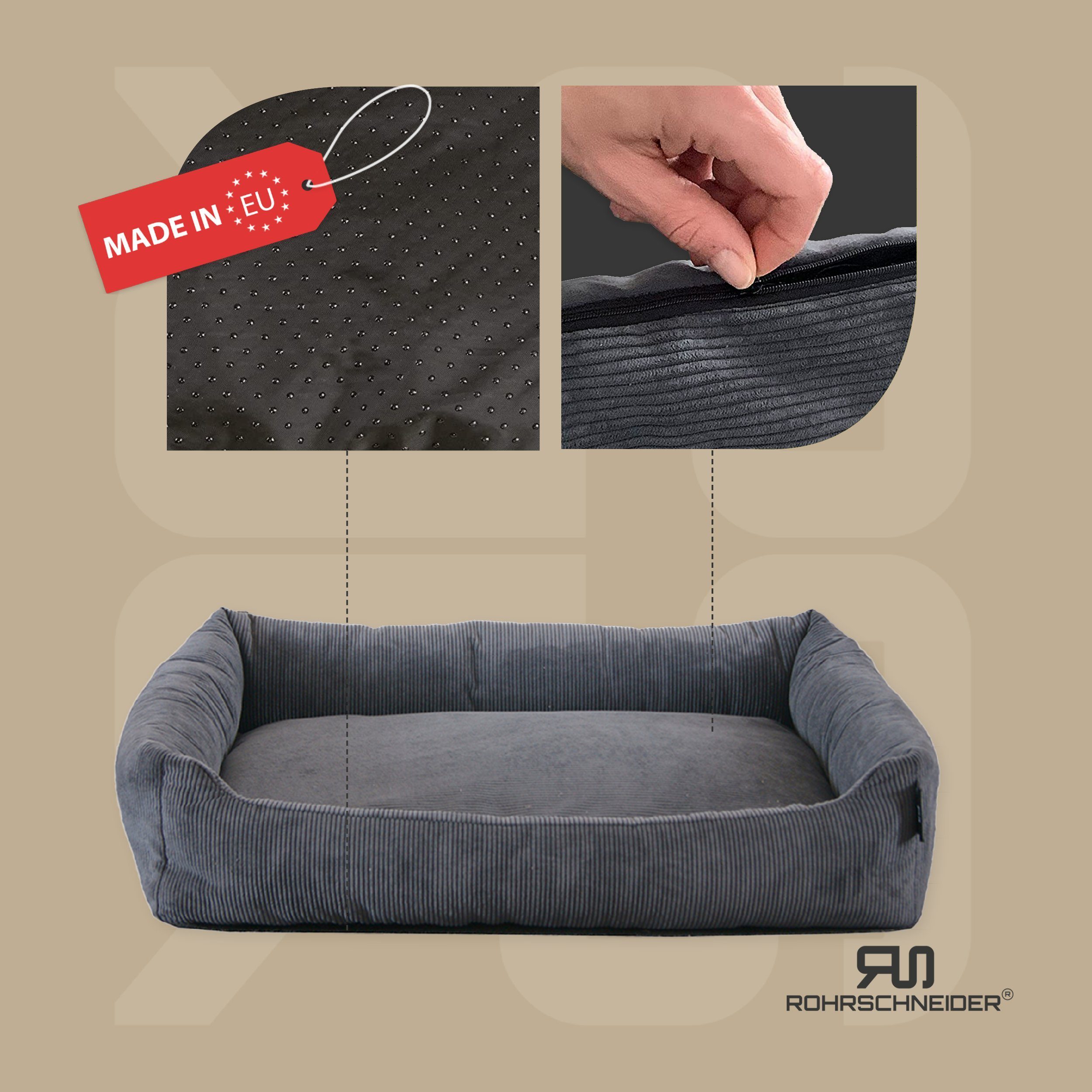 Rohrschneider Tierbett Katzenbett mit Kissen aus günstig online kaufen
