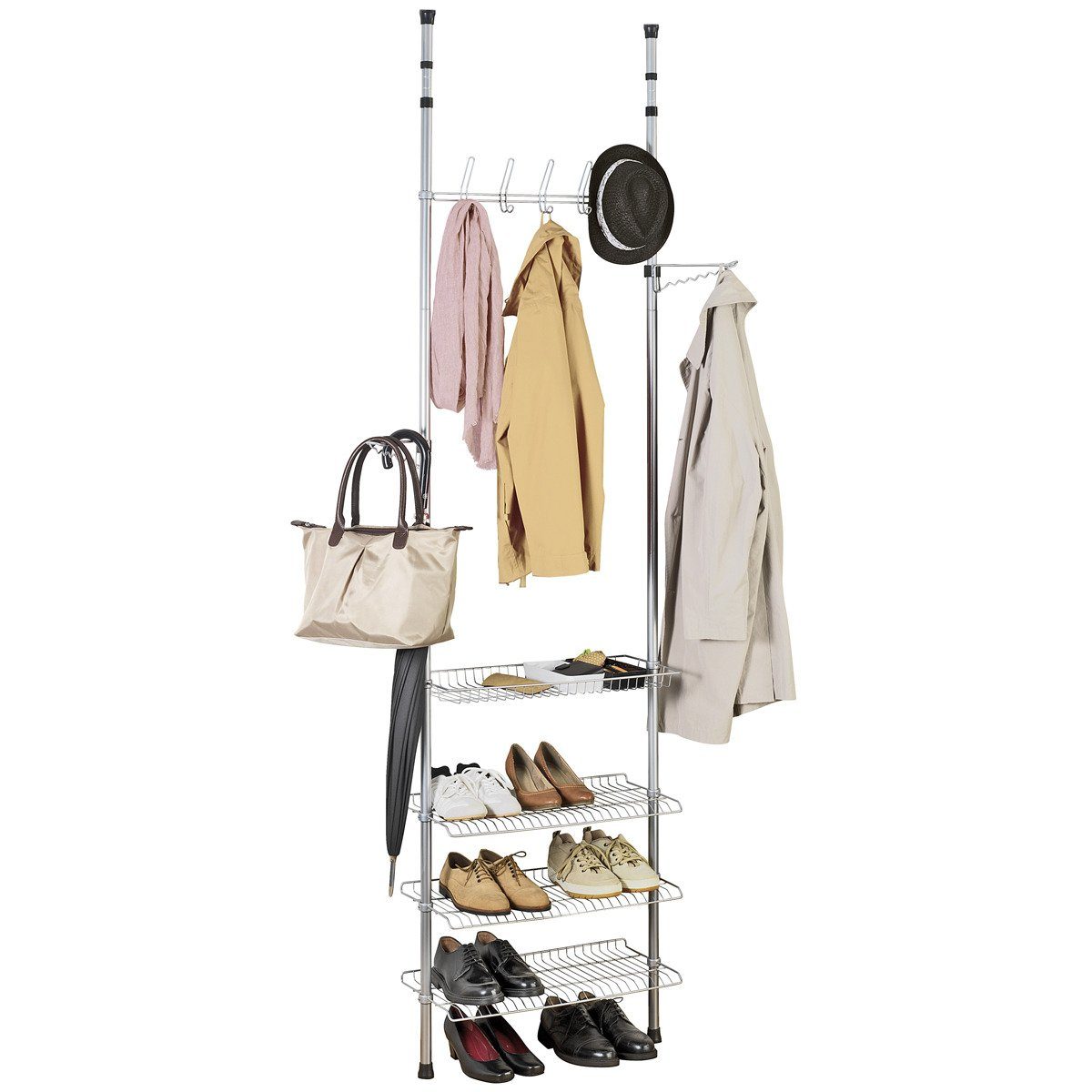 WENKO Regal WENKO Garderobensystem Apollon teleskopisch