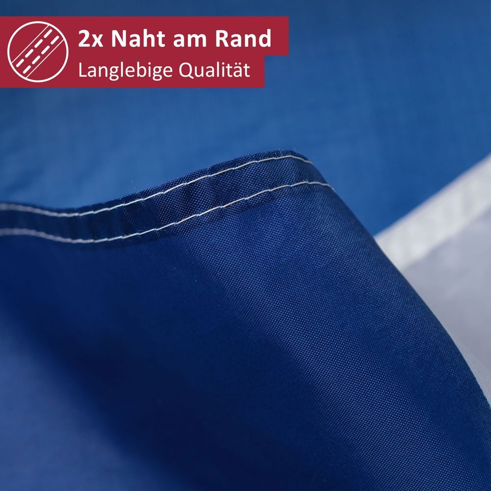 PHENO FLAGS Flagge Finnland Flagge - Finnlandfahne 90 x 150 cm, Strapazierfähige Fahne für Fahnenmast, mit 2 Ösen