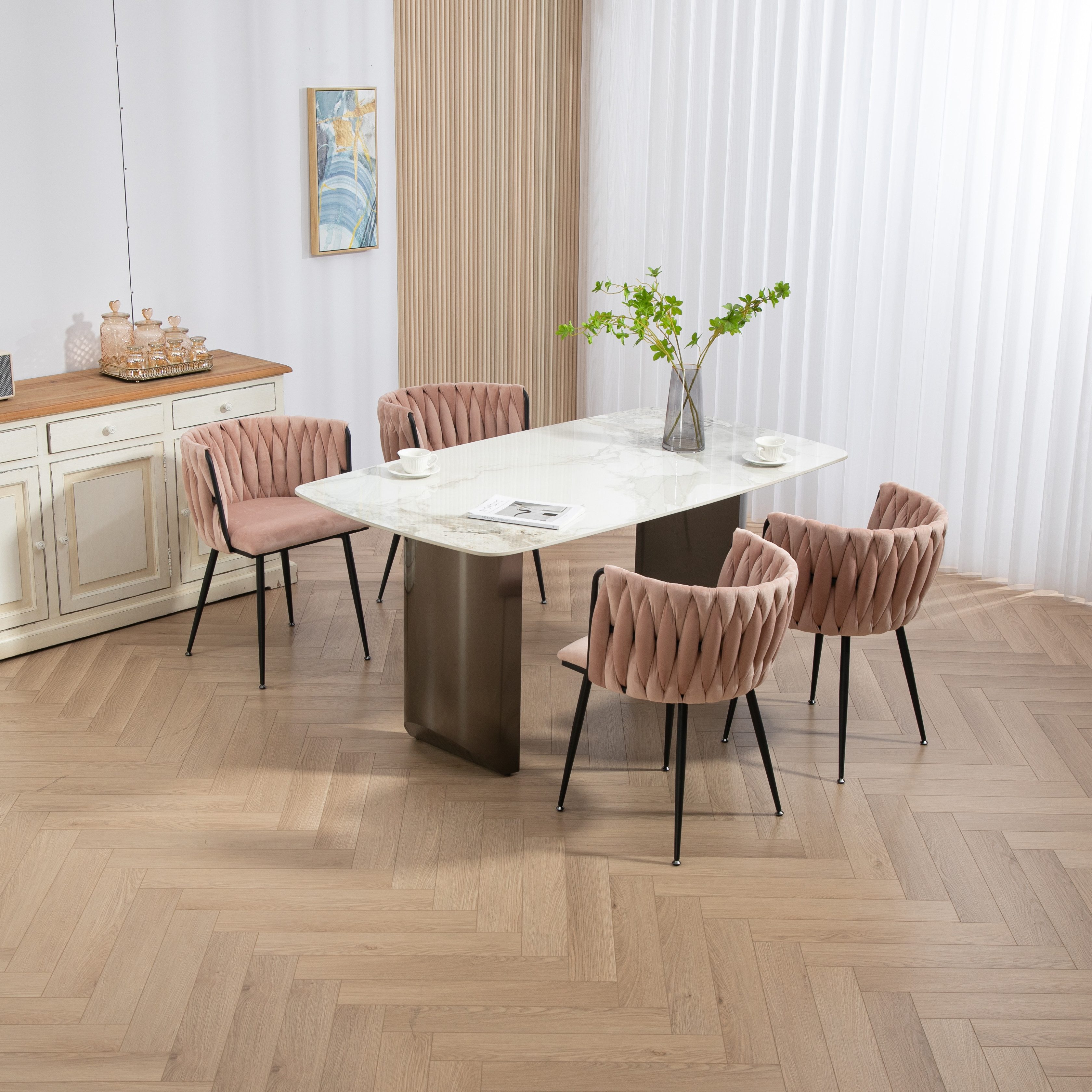 KLAM HOME Stuhl Polsterstuhl Wohnzimmerstuhl Modernes günstig online kaufen