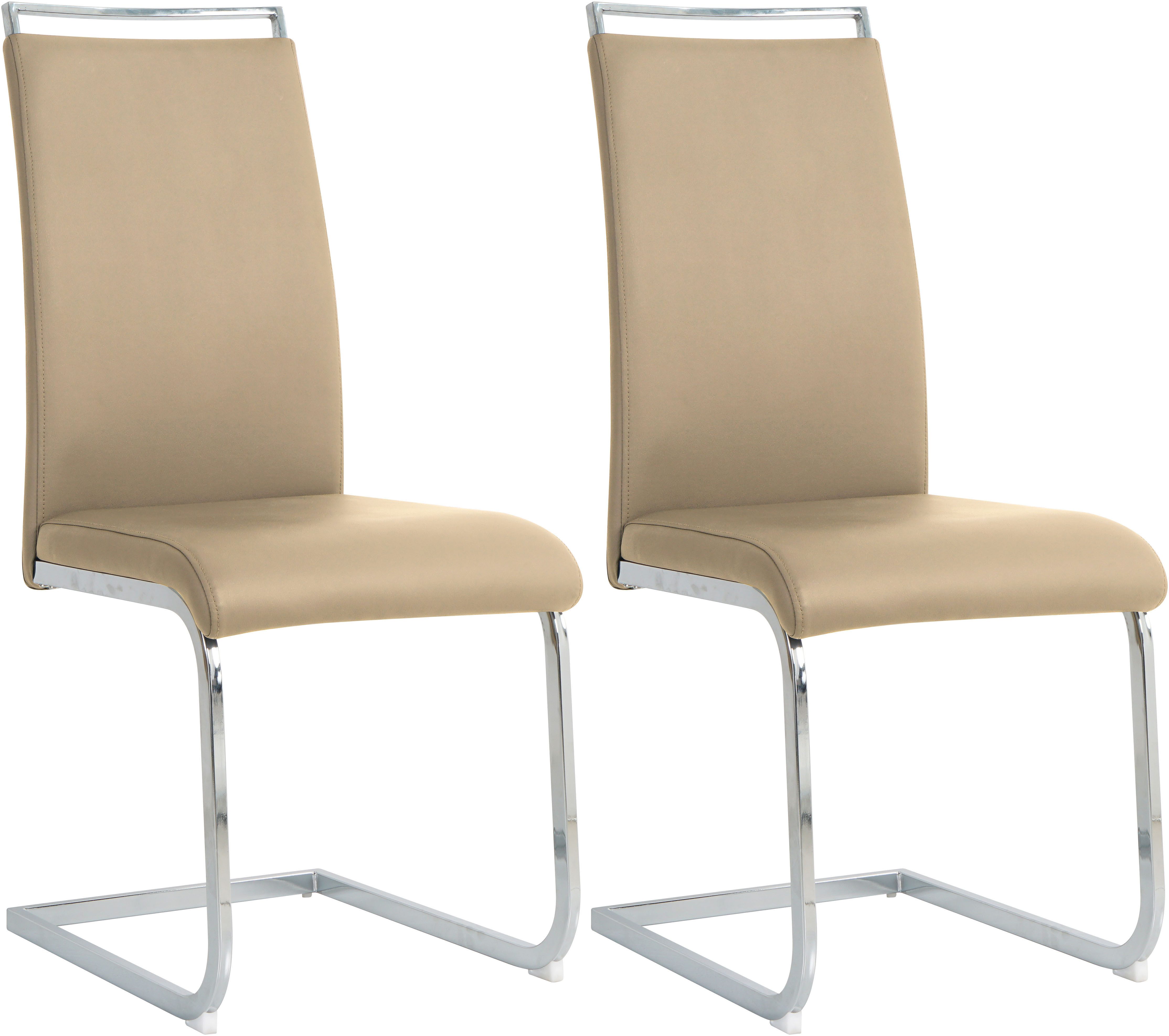 MÖBILIA Freischwinger (Set, 2 St), mit Wellenunterfederung
