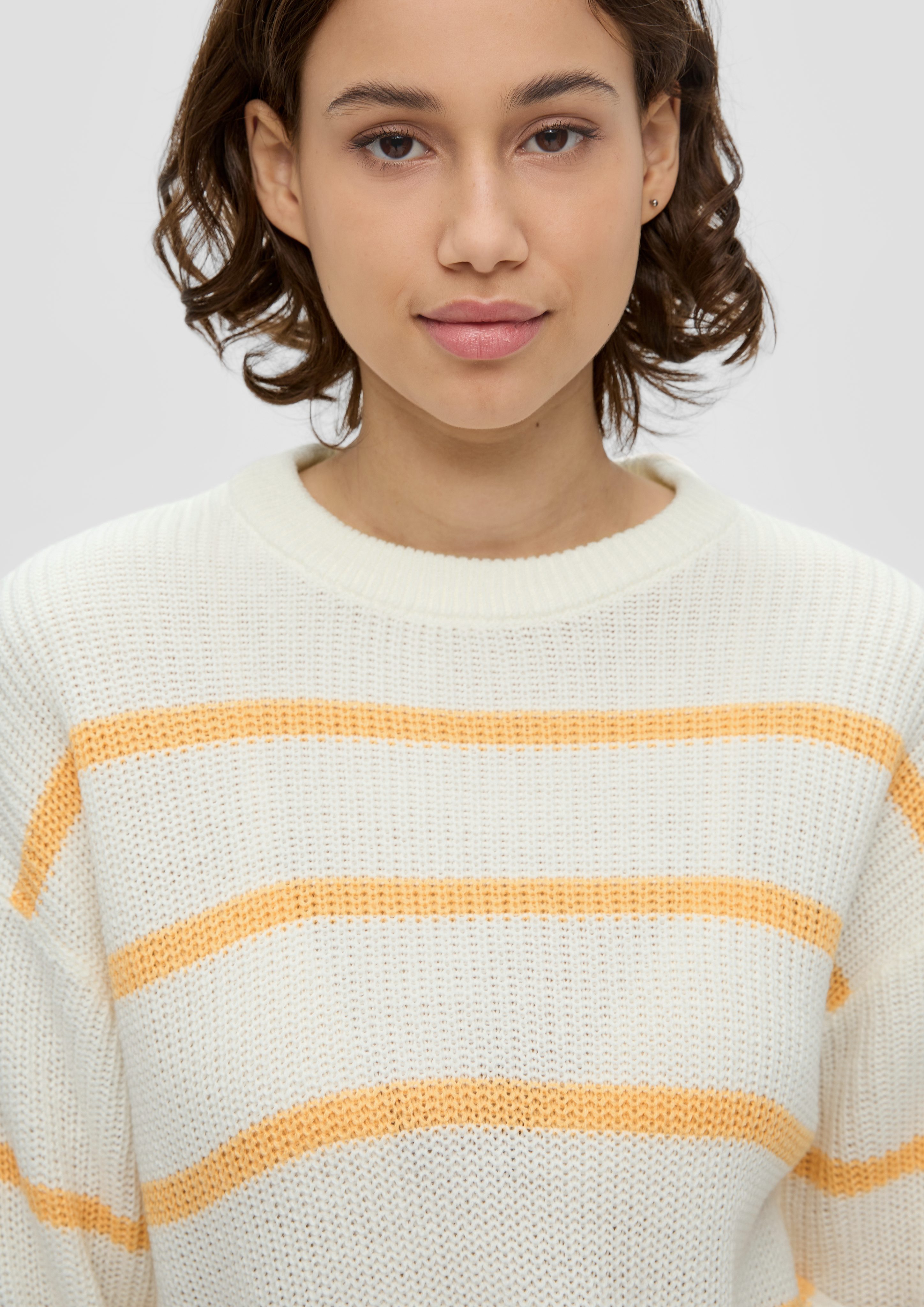 QS Strickpullover Leichter Sommerstrickpullover im Relaxed günstig online kaufen