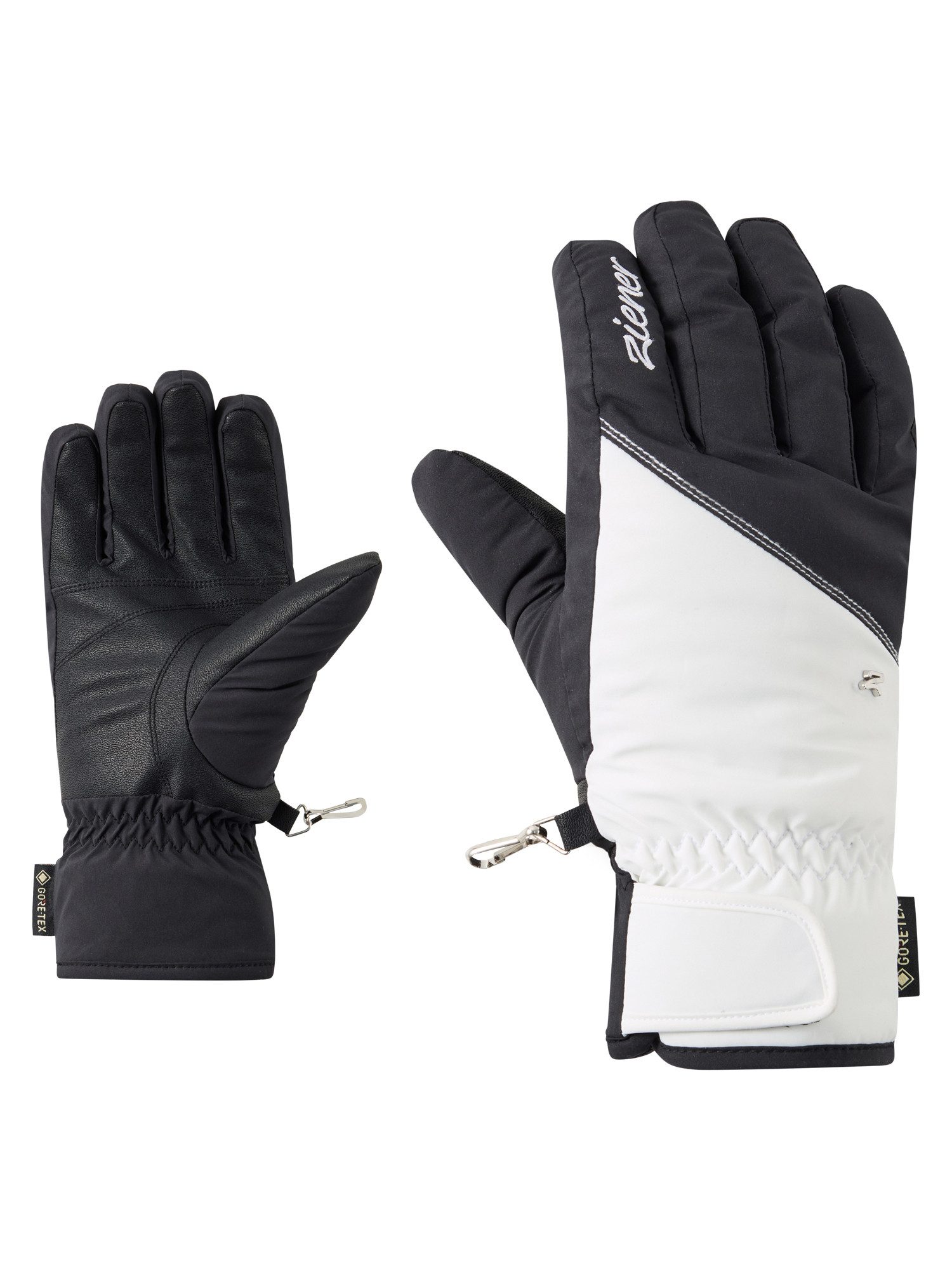 Ziener Skihandschuhe KATYMY-Z GORE‑TEX® DAMEN wasserdicht, winddicht, atmungsaktiv, wärmendes Plüschfutter