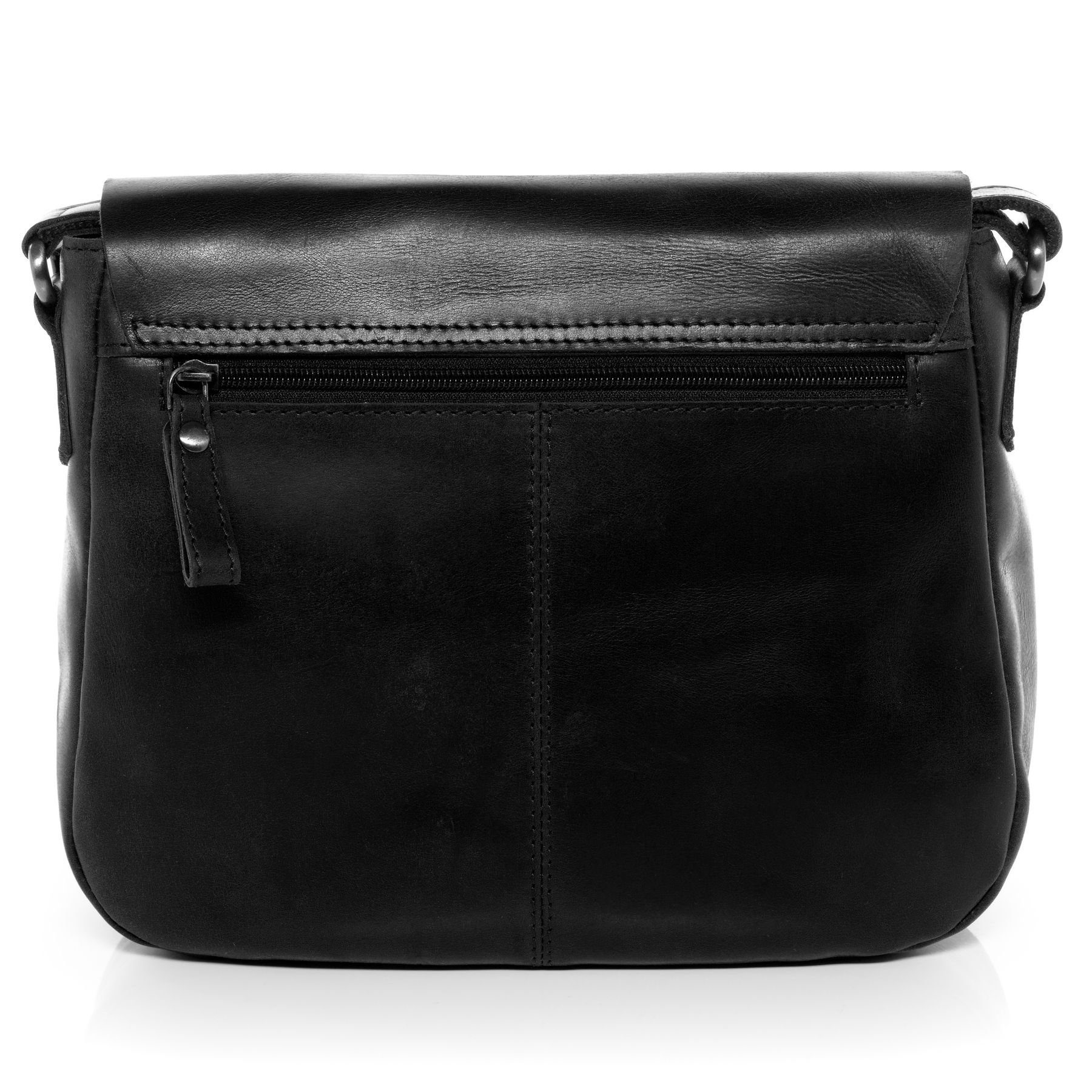 SID & VAIN shoulder bag YALE shoulder bag cross-body bag real leather, leather bag shoulder bag men women messenger bag black