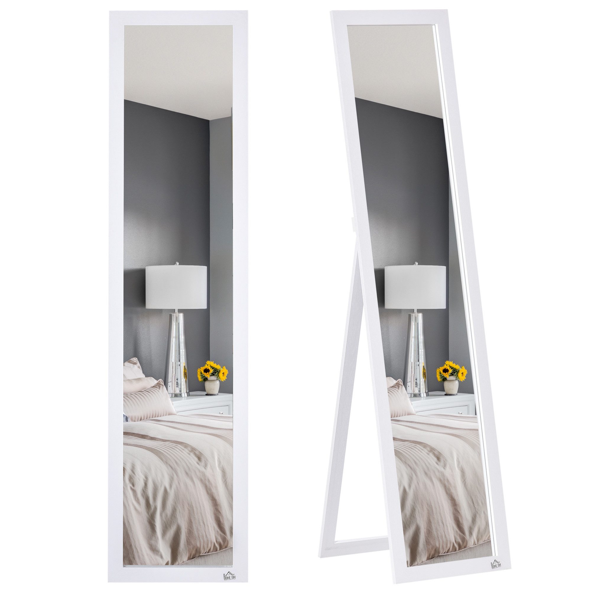 HOMCOM Standspiegel 154 x 37 cm günstig online kaufen