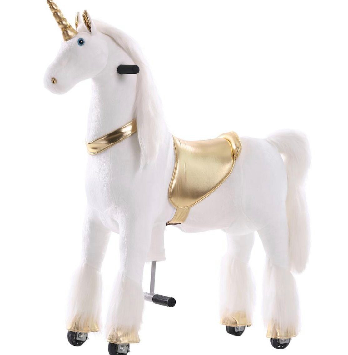 Reittier Sweety Toys 11339 Reittier groß Einhorn auf Rollen für 4 bis 9 Jahre