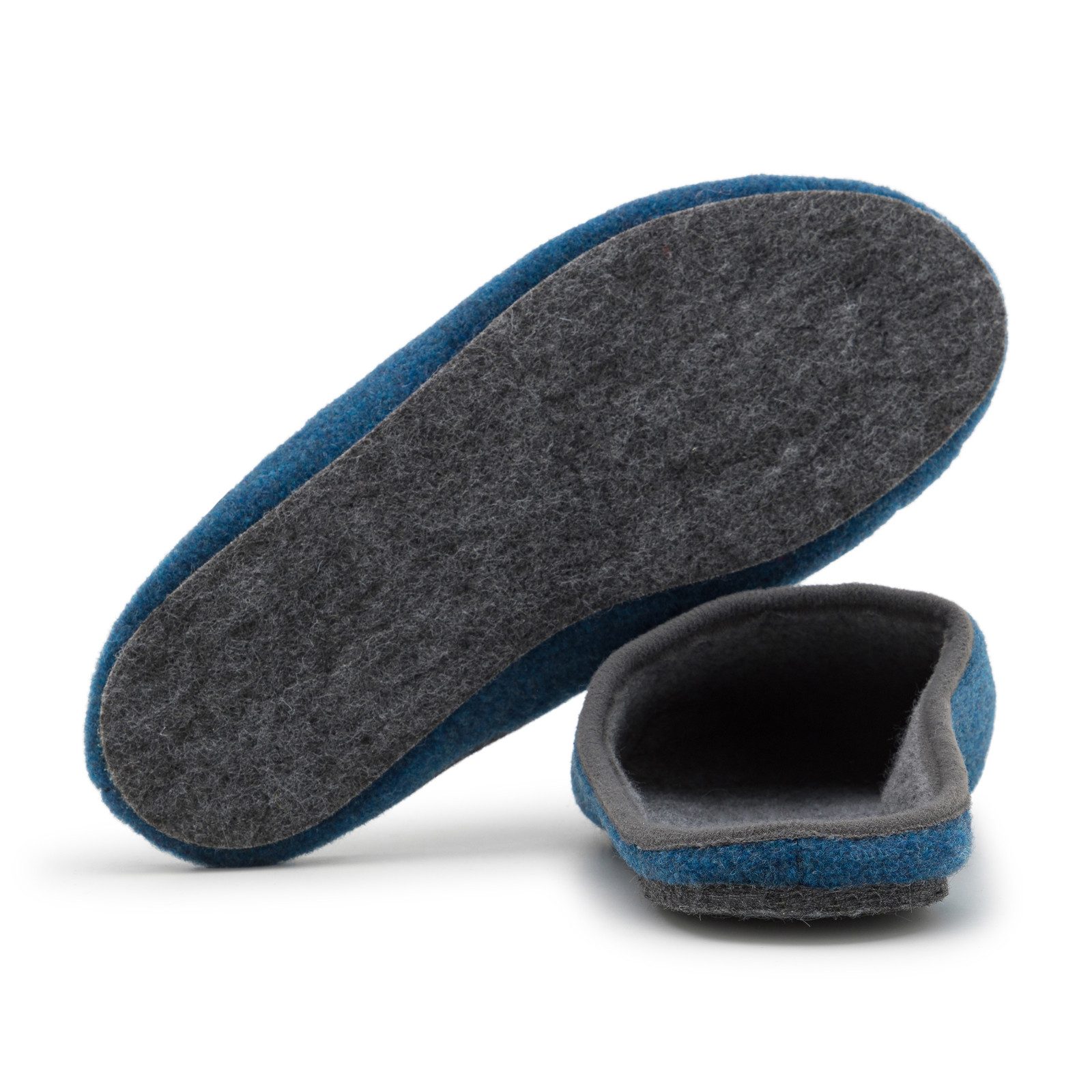 Pantoffelmann Filz Pantoffel Herren Damen Hauspantoffel Filzpantoffel Hausschuhe Pantoffel (1 Paar) Filzpantoffeln, Gästepantoffel besonders leicht