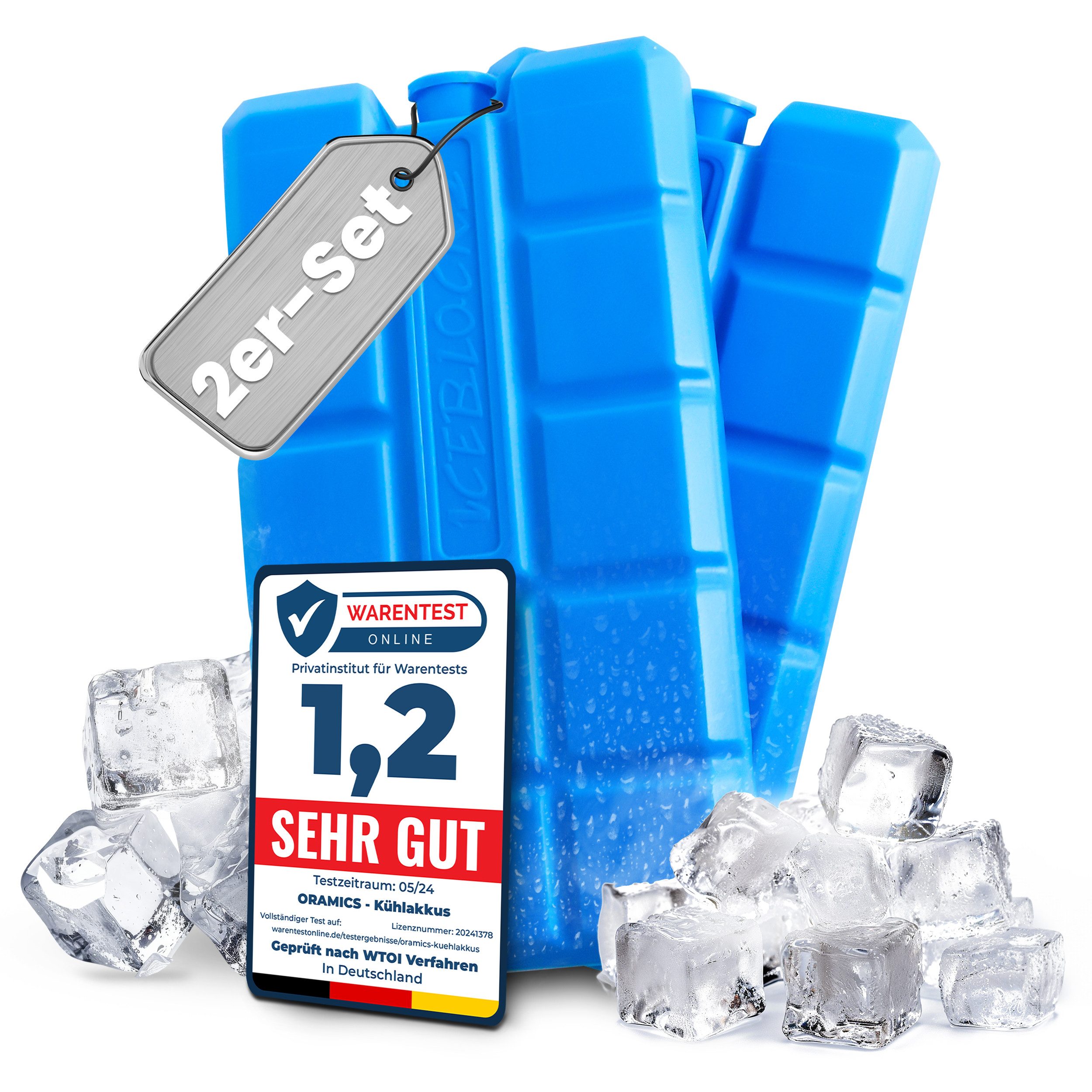 Kühlakku Kühlblocks Kühlpads je 200ml auslaufsicher 12h Kühlung Kühltasche